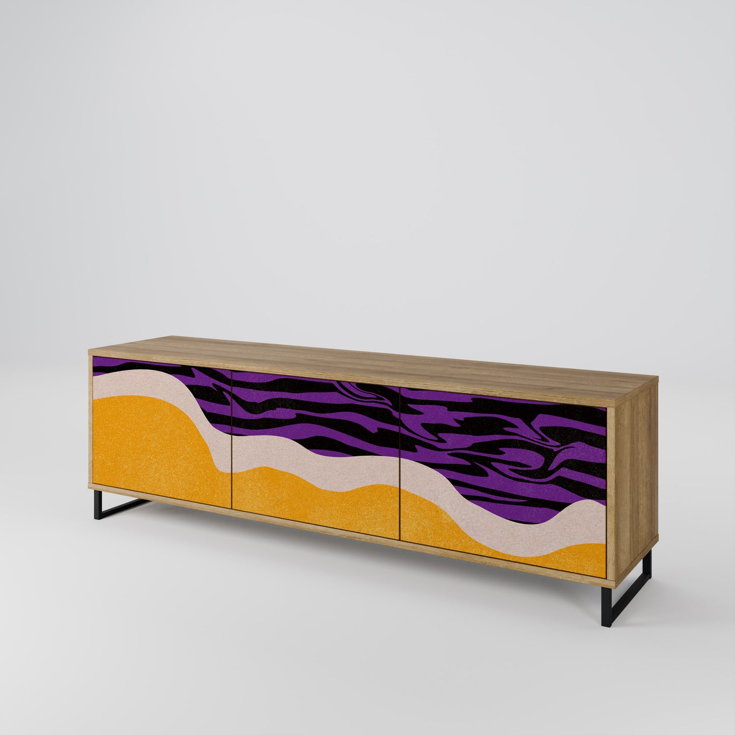 Mobile TV INDEPENDENT BORDER a 3 ante in effetto rovere