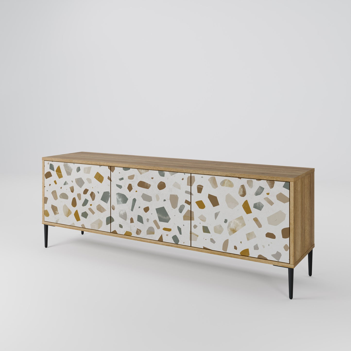 PIECES OF TOMORROW Mobile TV a 3 ante in effetto rovere