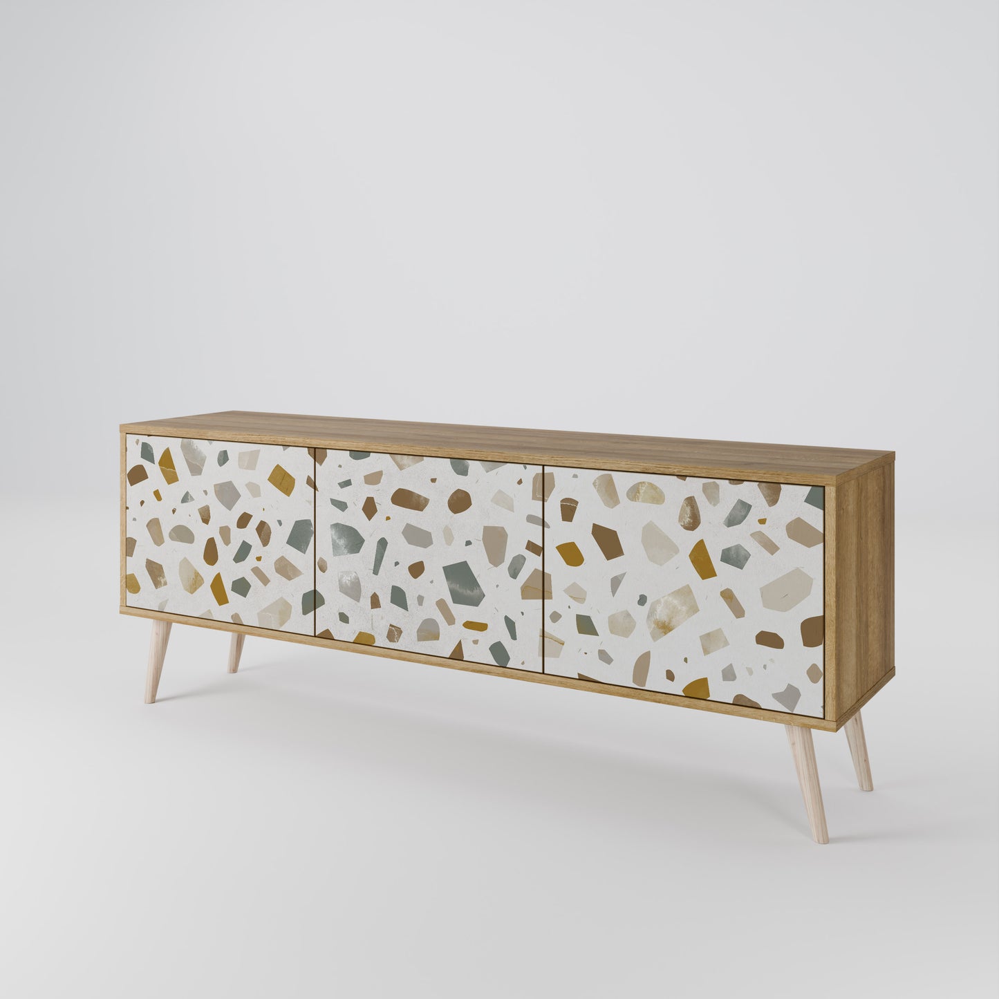 PIECES OF TOMORROW Mobile TV a 3 ante in effetto rovere