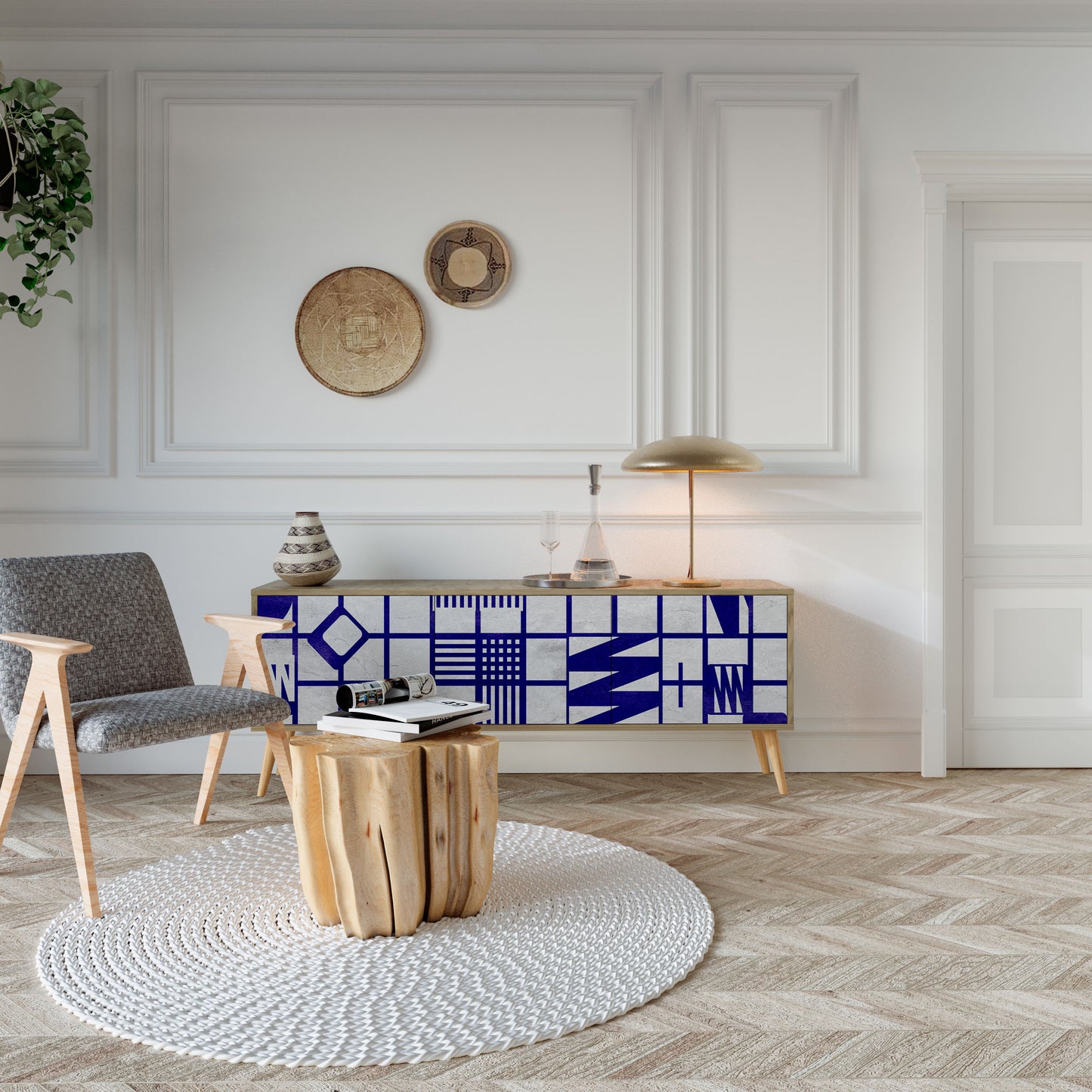 Mobile TV a 3 ante THE RIGHT PLACES in effetto rovere