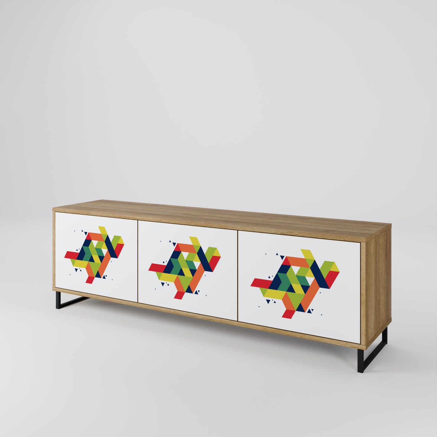 Mobile TV FUTURE SIGN a 3 ante in effetto rovere