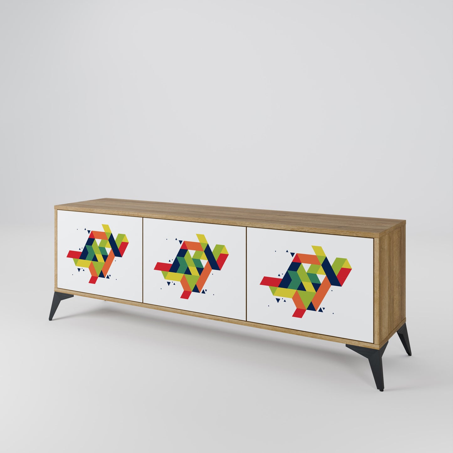 Mobile TV FUTURE SIGN a 3 ante in effetto rovere