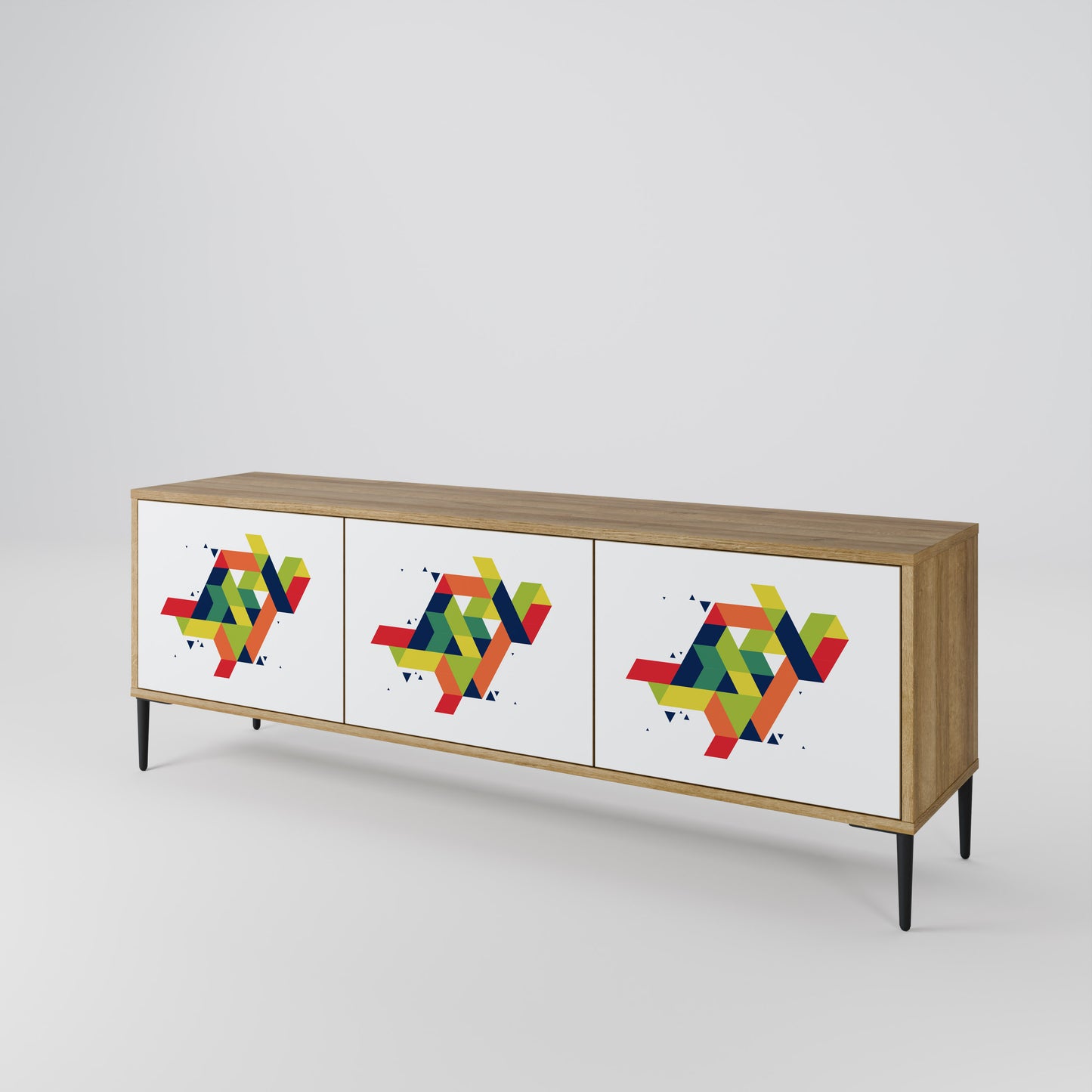 Mobile TV FUTURE SIGN a 3 ante in effetto rovere
