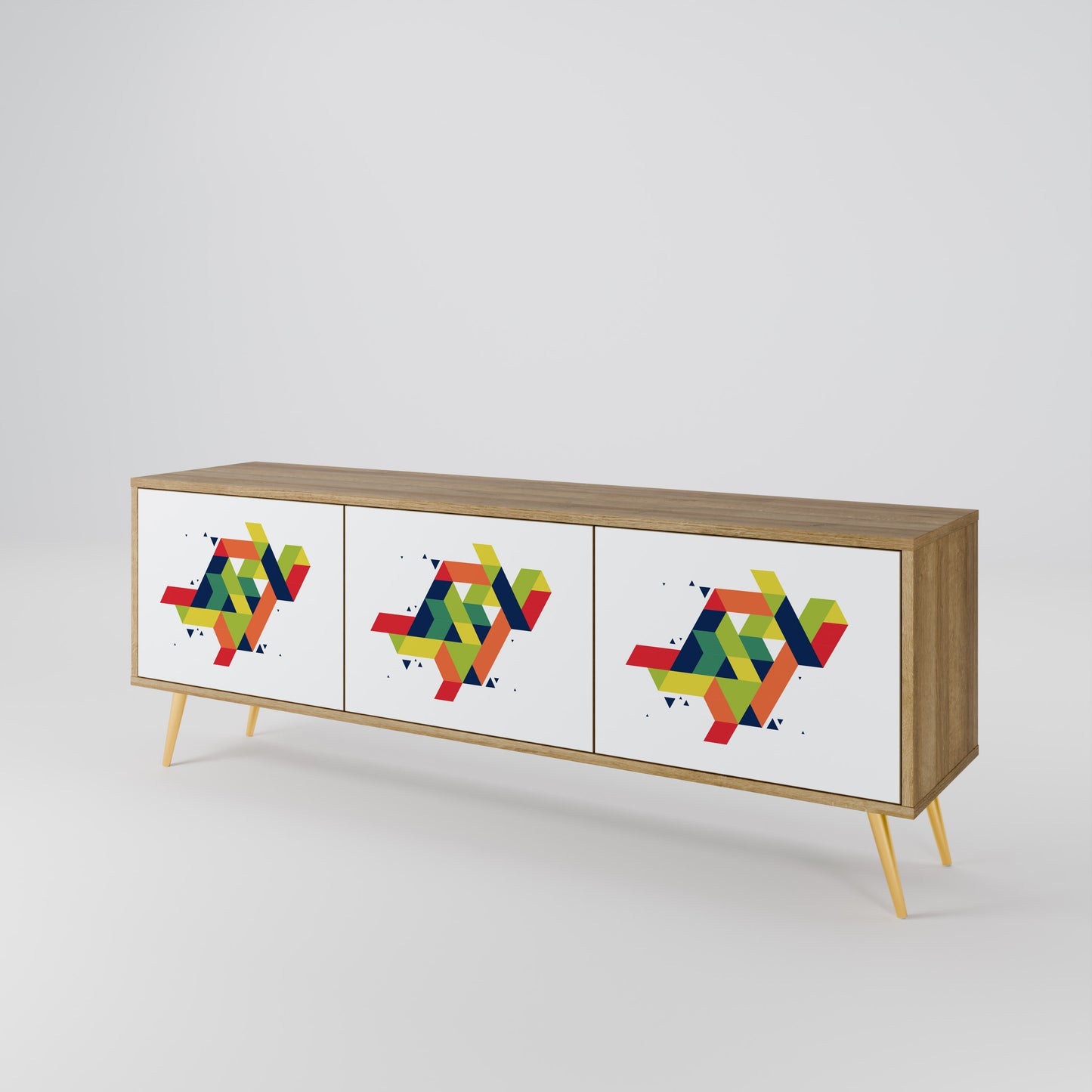 Mobile TV FUTURE SIGN a 3 ante in effetto rovere