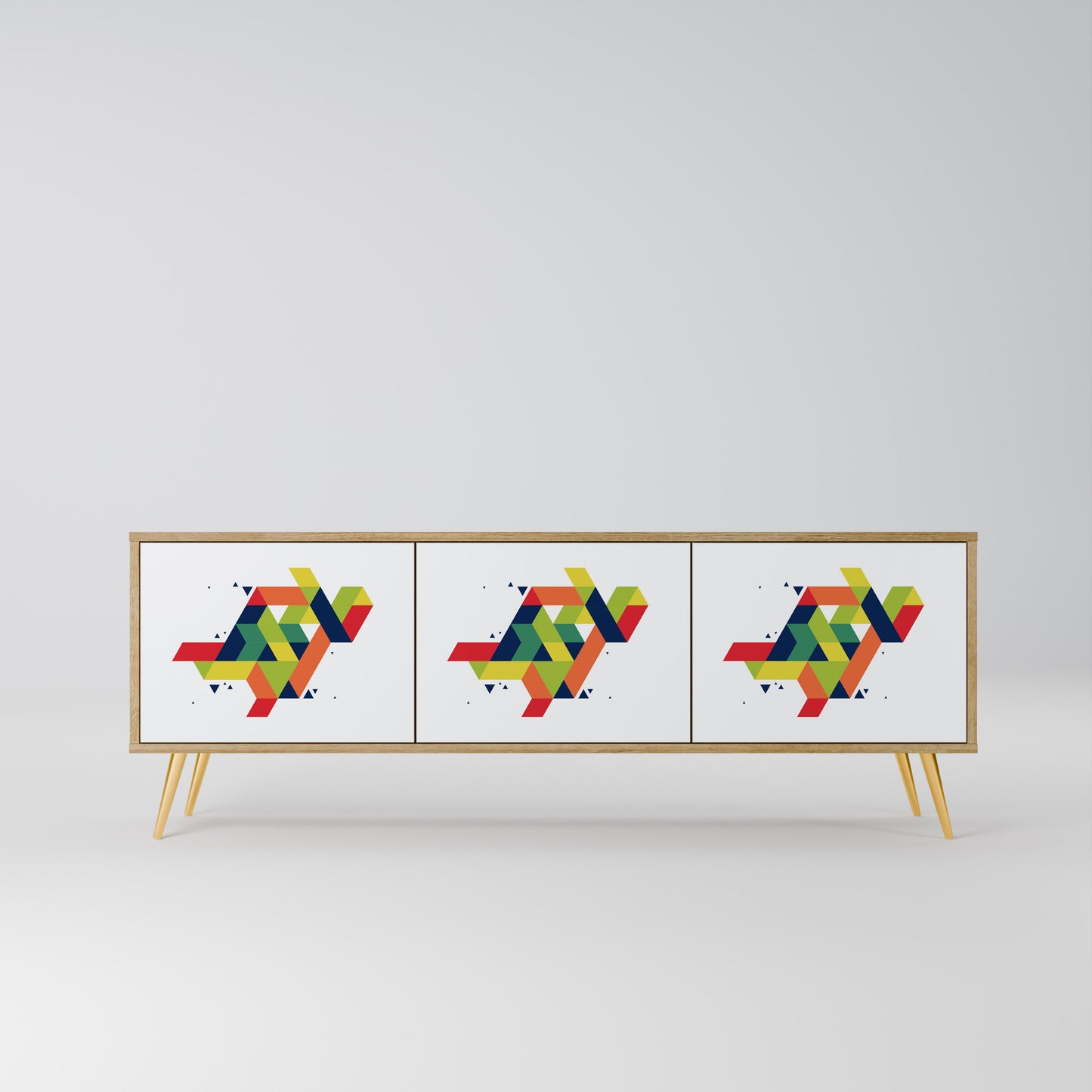 Mobile TV FUTURE SIGN a 3 ante in effetto rovere