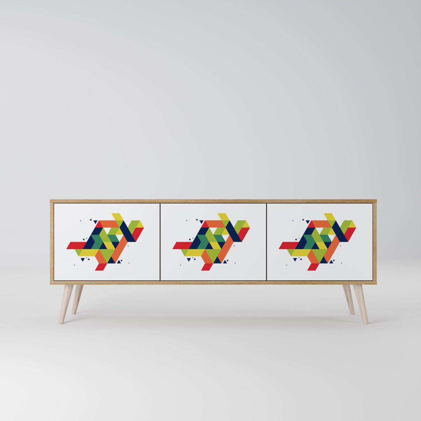 Mobile TV FUTURE SIGN a 3 ante in effetto rovere