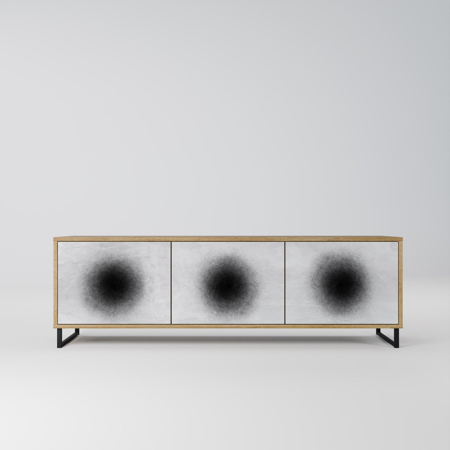 Mobile TV BLACK HOLE a 3 ante in effetto rovere