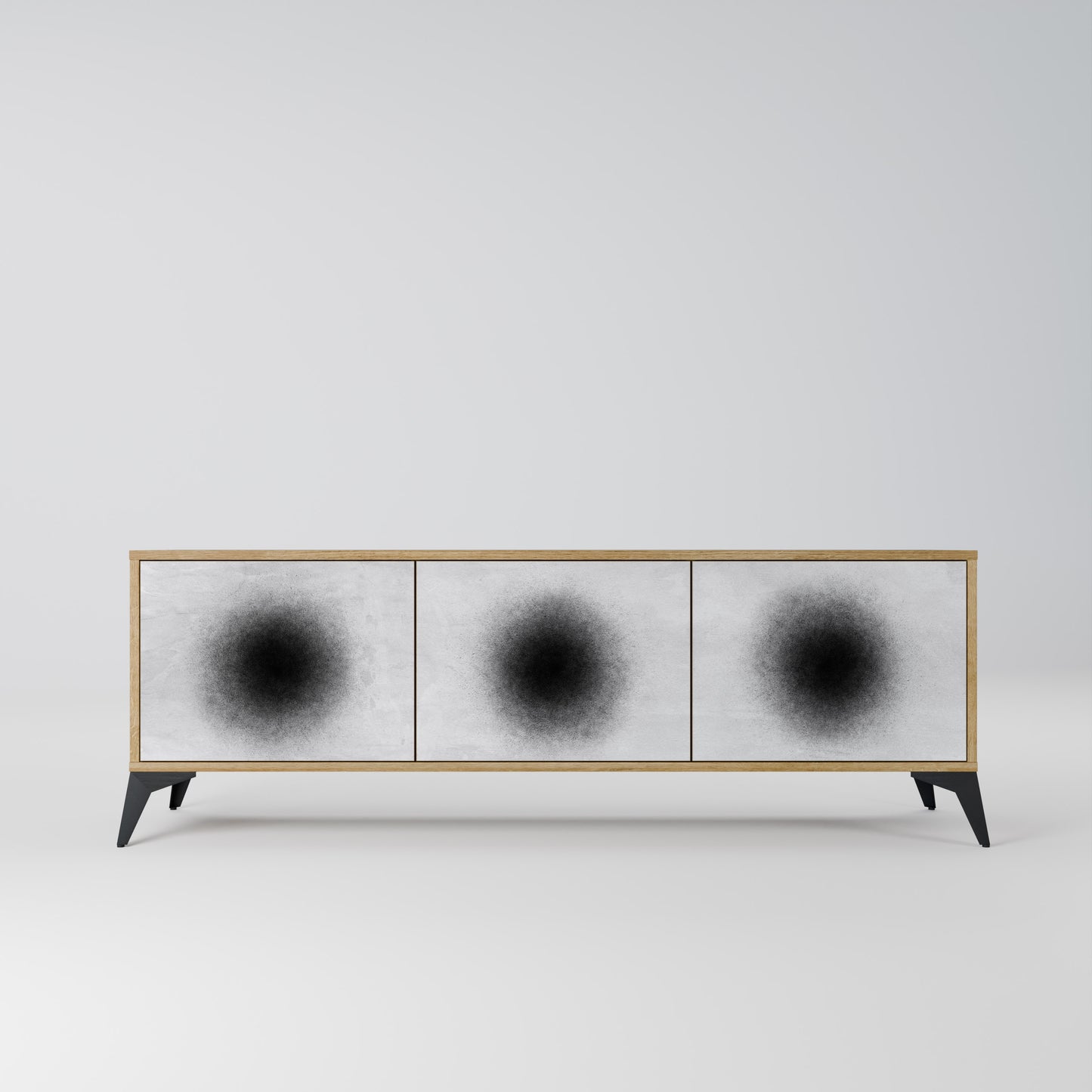 Mobile TV BLACK HOLE a 3 ante in effetto rovere