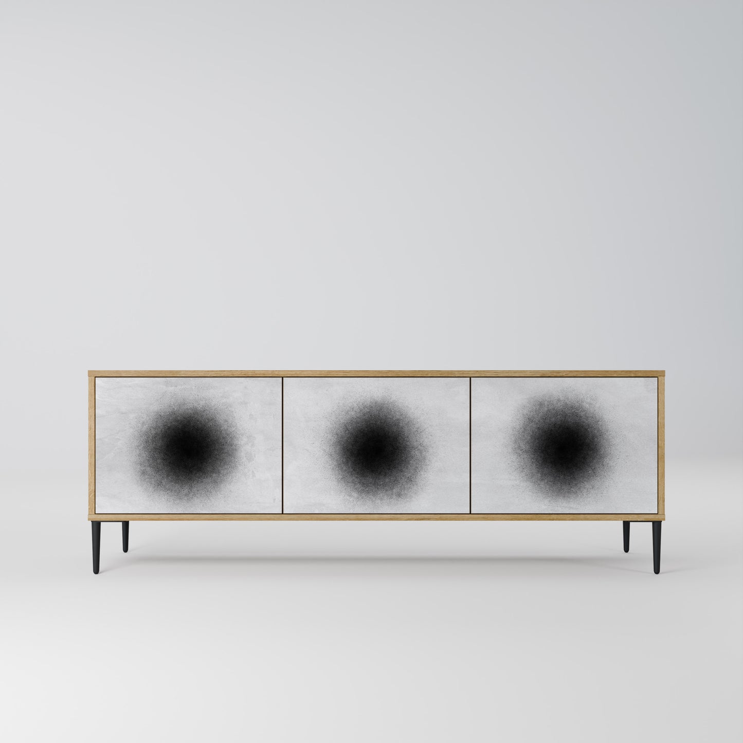 Mobile TV BLACK HOLE a 3 ante in effetto rovere