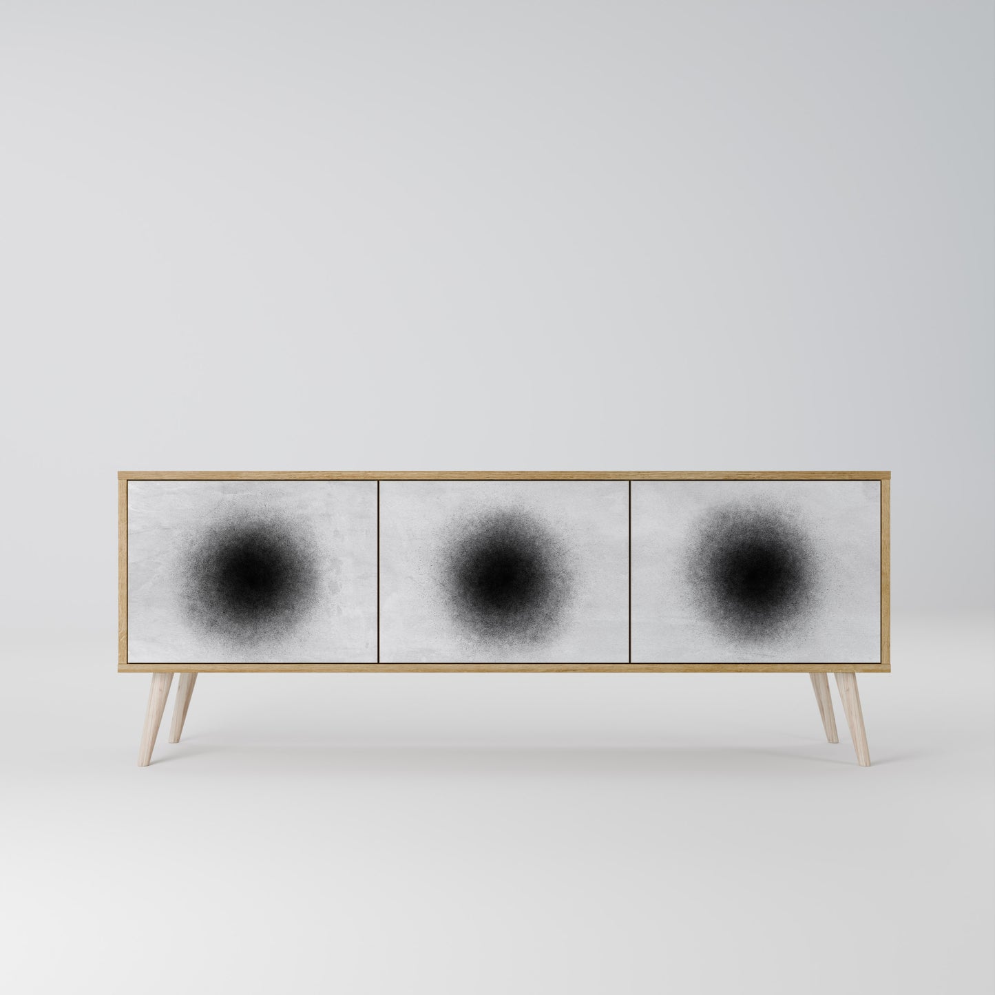 Mobile TV BLACK HOLE a 3 ante in effetto rovere