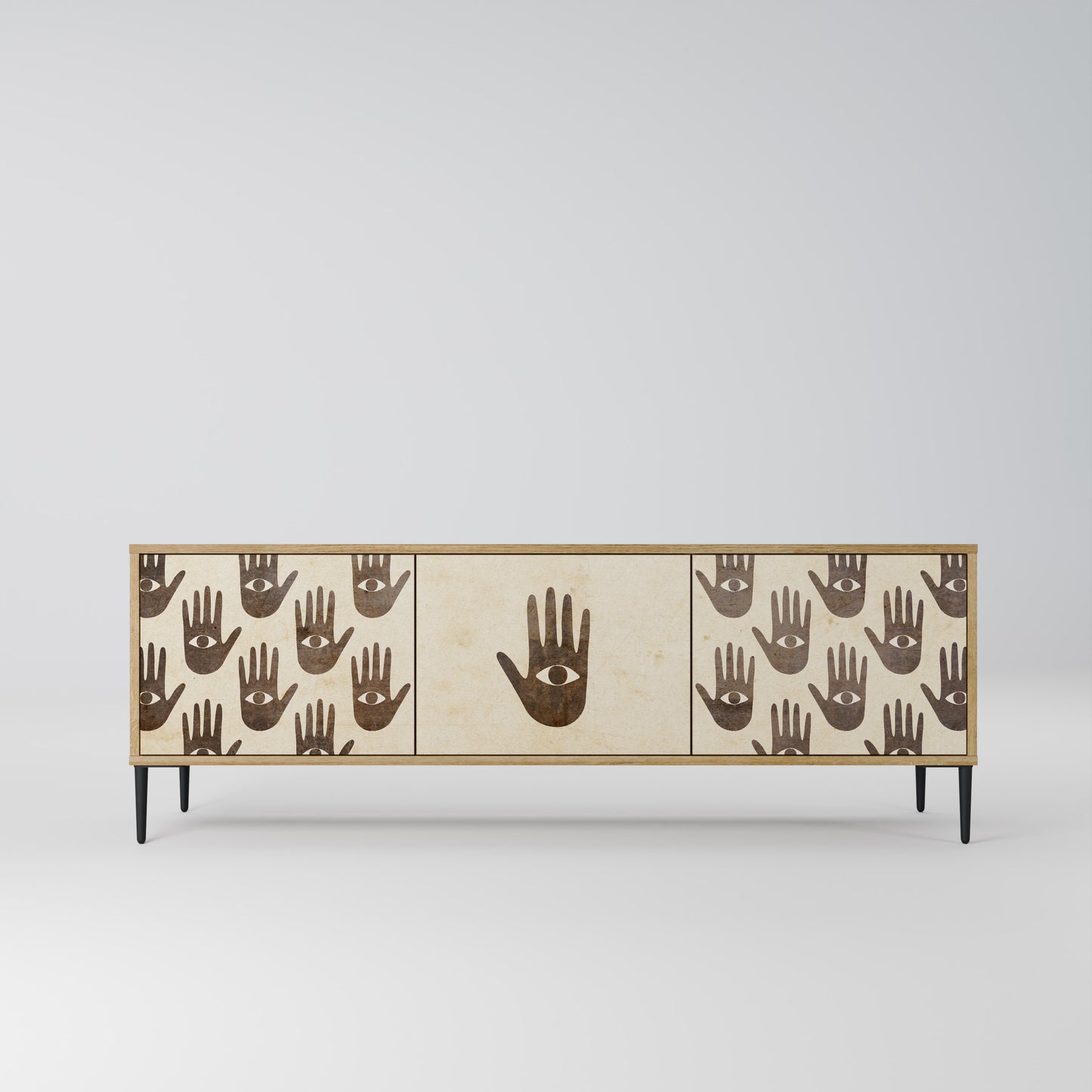VEDI ALTRO Mobile TV a 3 ante effetto rovere