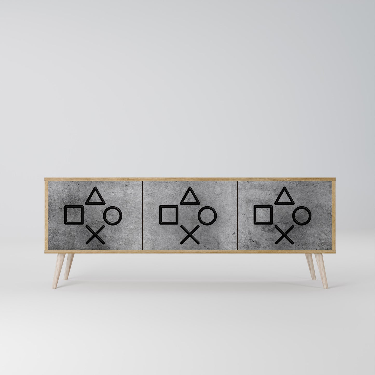 Mobile TV GAMER CHOICE a 3 ante effetto rovere