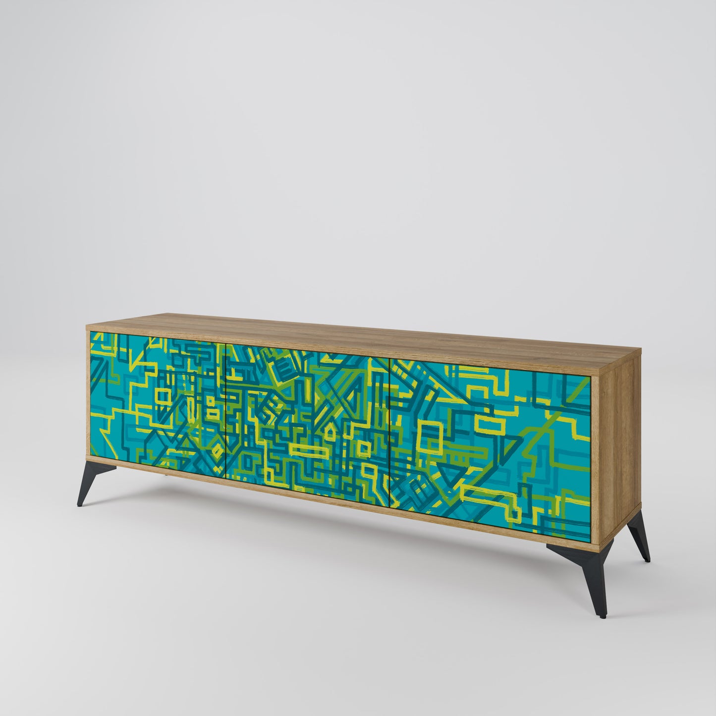 NOSTALGIC MEMORIES Mobile TV a 3 ante in effetto rovere