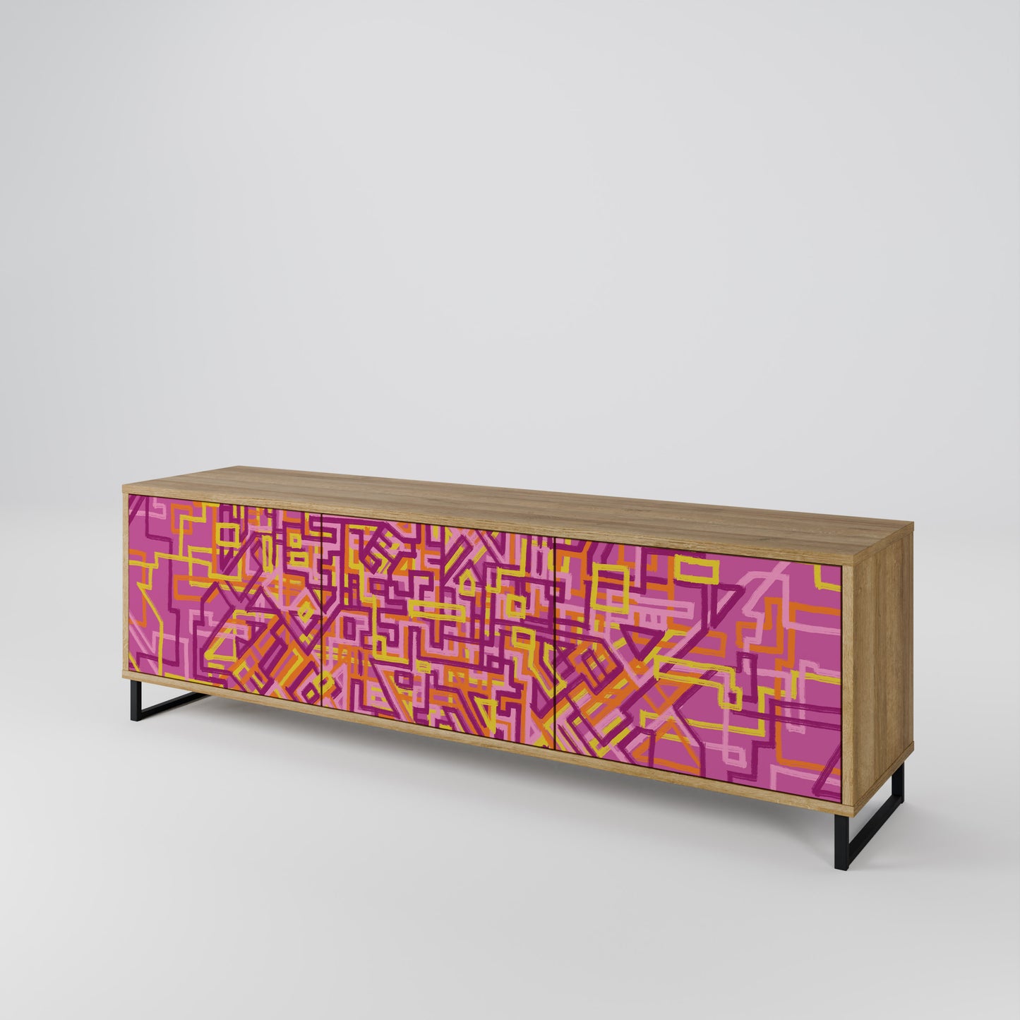 Mobile TV LOVELY MEMORIES a 3 ante in effetto rovere