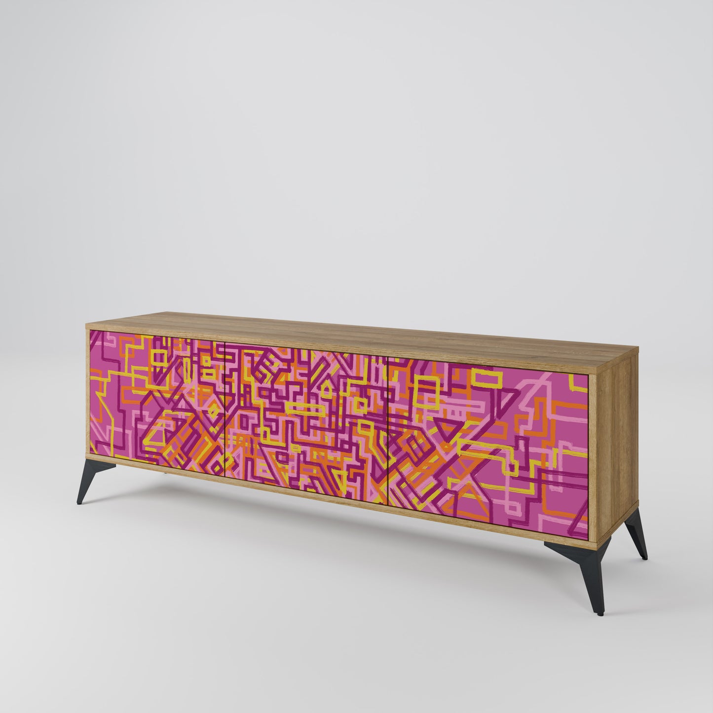 Mobile TV LOVELY MEMORIES a 3 ante in effetto rovere