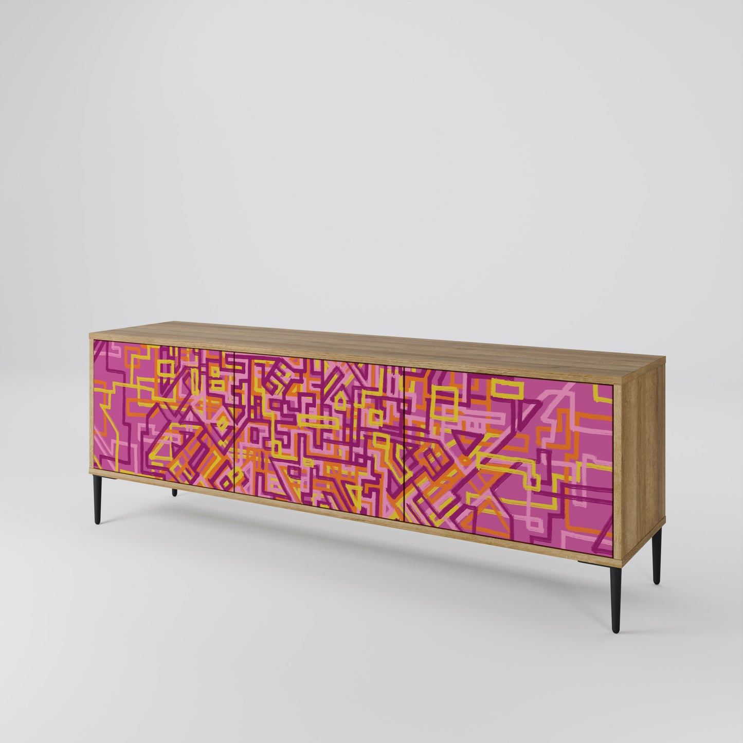 Mobile TV LOVELY MEMORIES a 3 ante in effetto rovere