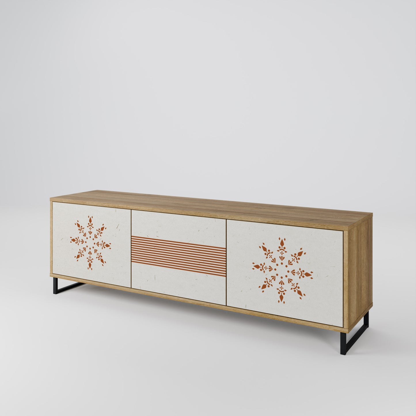 Mobile TV DAILY HARMONY a 3 ante effetto rovere