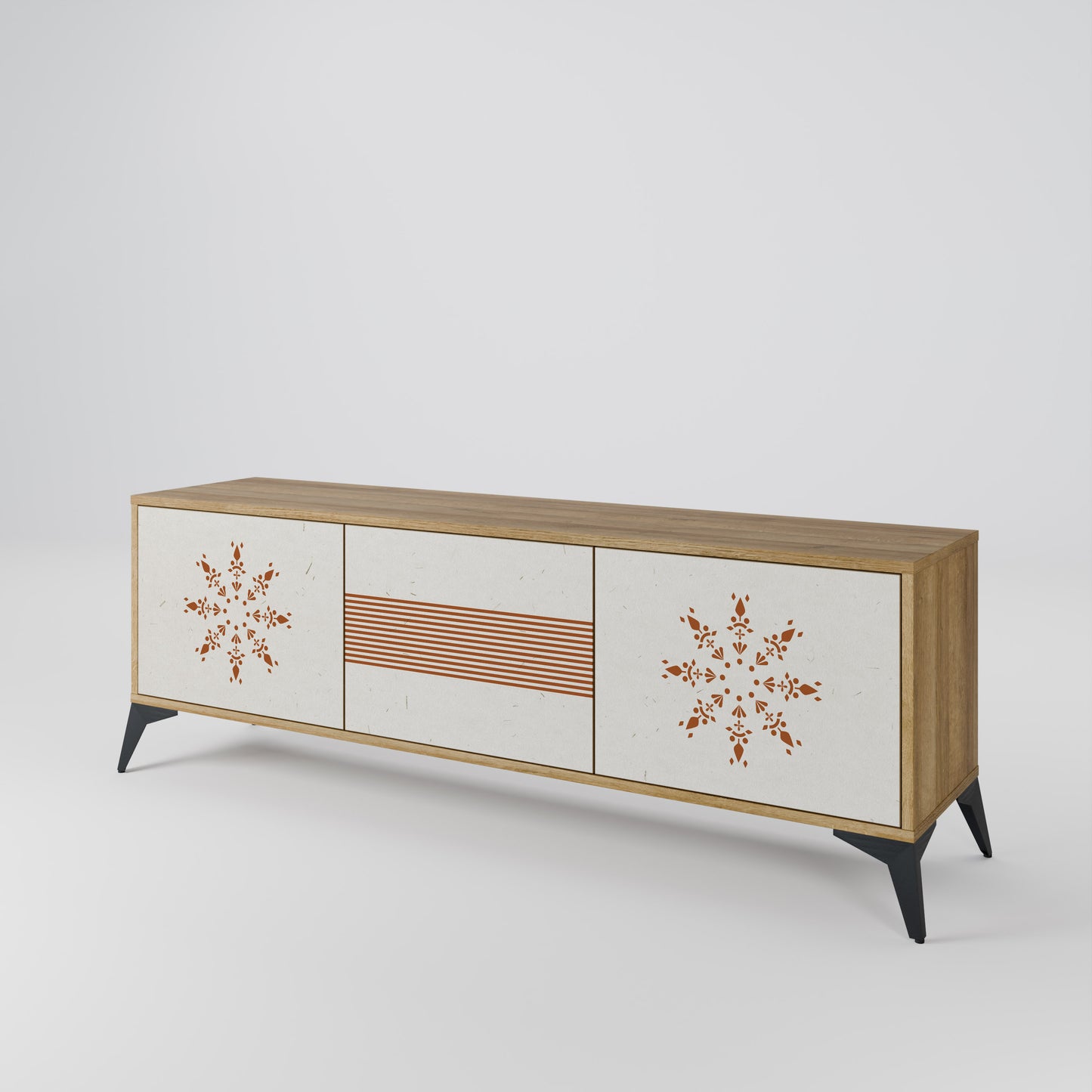 Mobile TV DAILY HARMONY a 3 ante effetto rovere