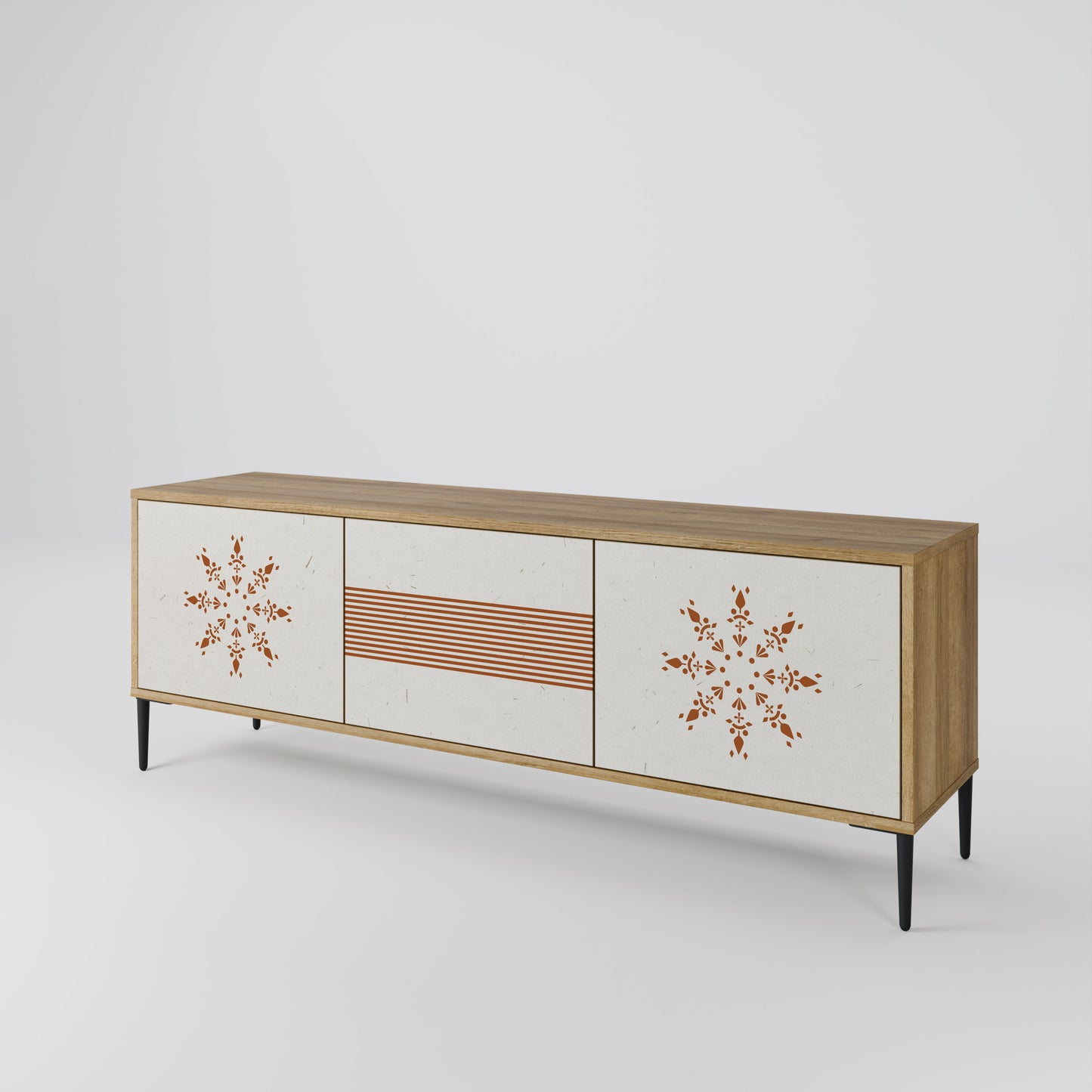 Mobile TV DAILY HARMONY a 3 ante effetto rovere