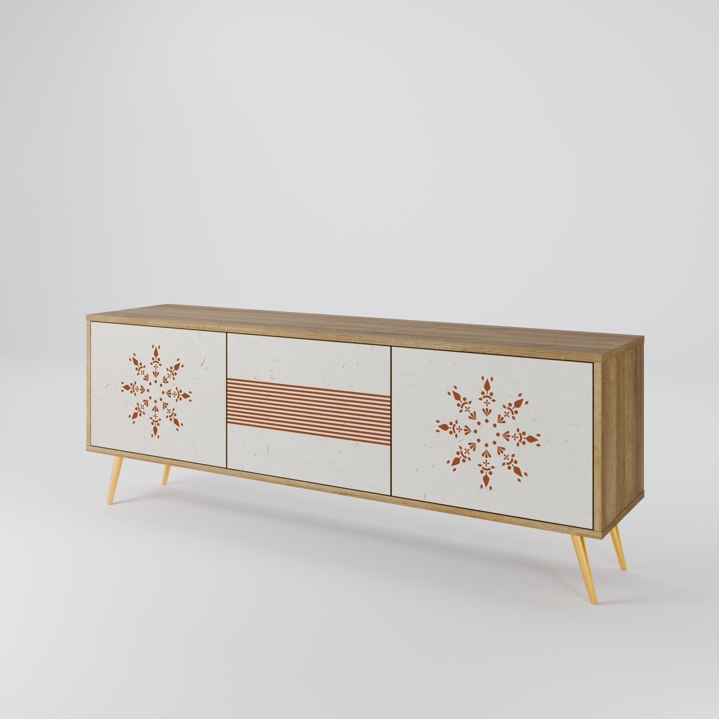 Mobile TV DAILY HARMONY a 3 ante effetto rovere