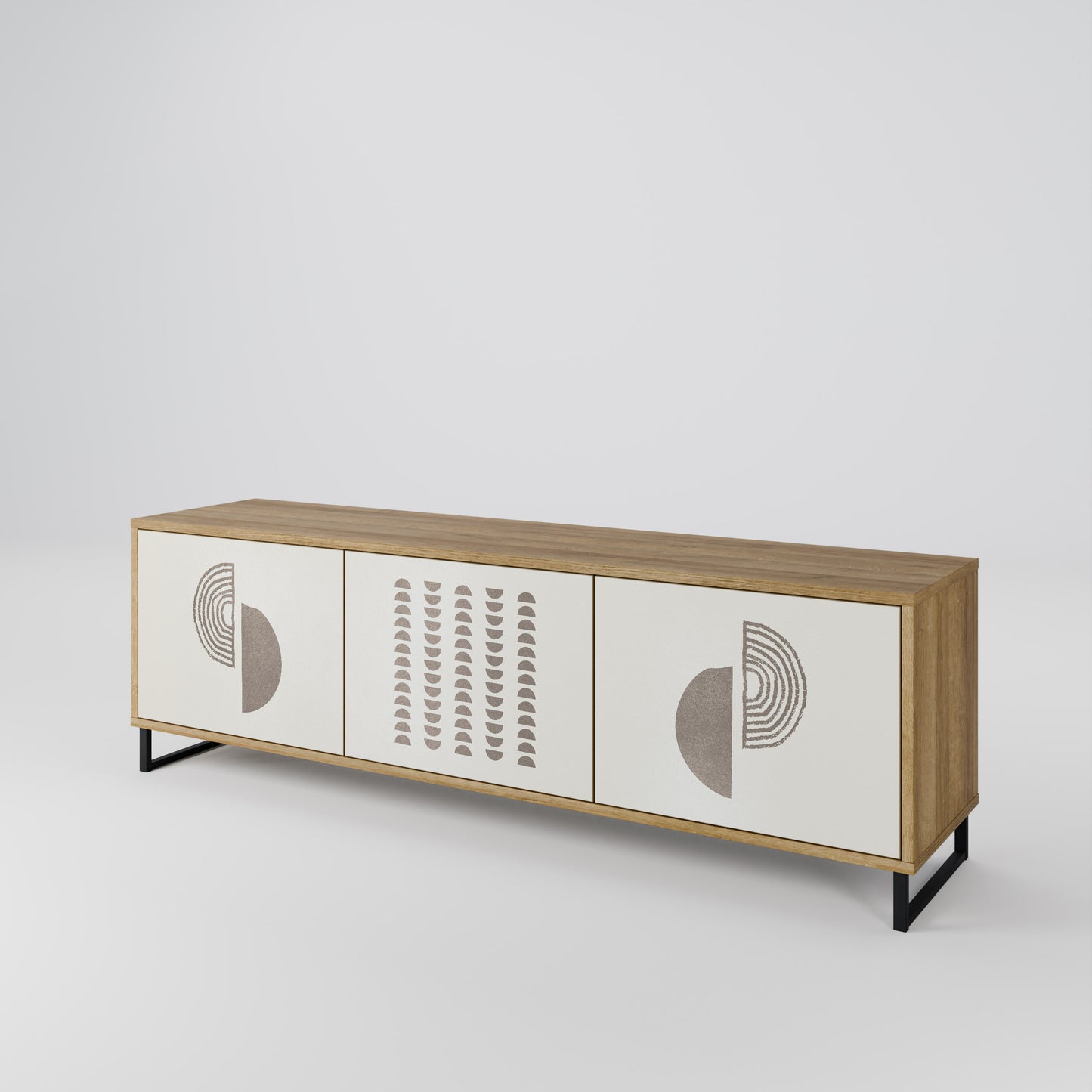 Mobile TV HARMONY ESSENCE a 3 ante effetto rovere