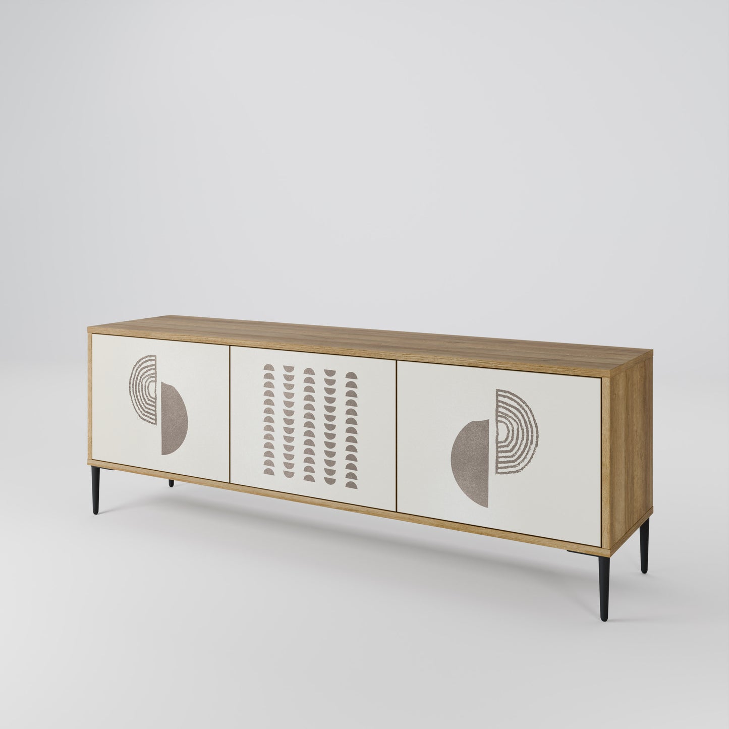 Mobile TV HARMONY ESSENCE a 3 ante effetto rovere