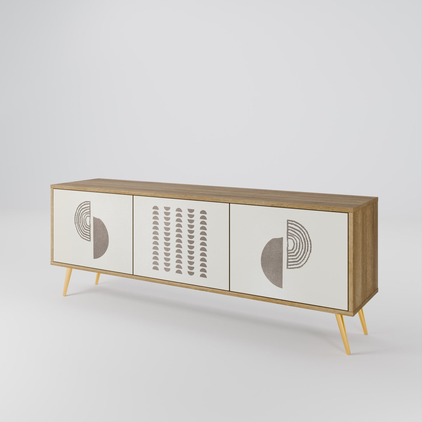 Mobile TV HARMONY ESSENCE a 3 ante effetto rovere