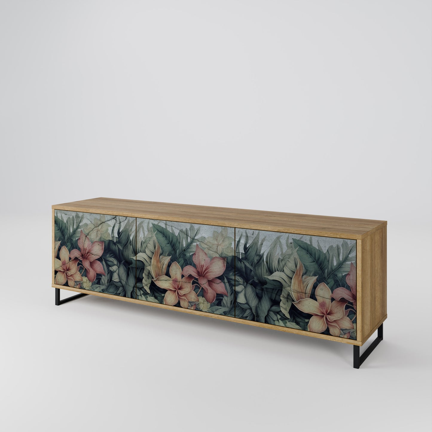 Mobile TV HEAVENLY BLOOM a 3 ante in effetto rovere