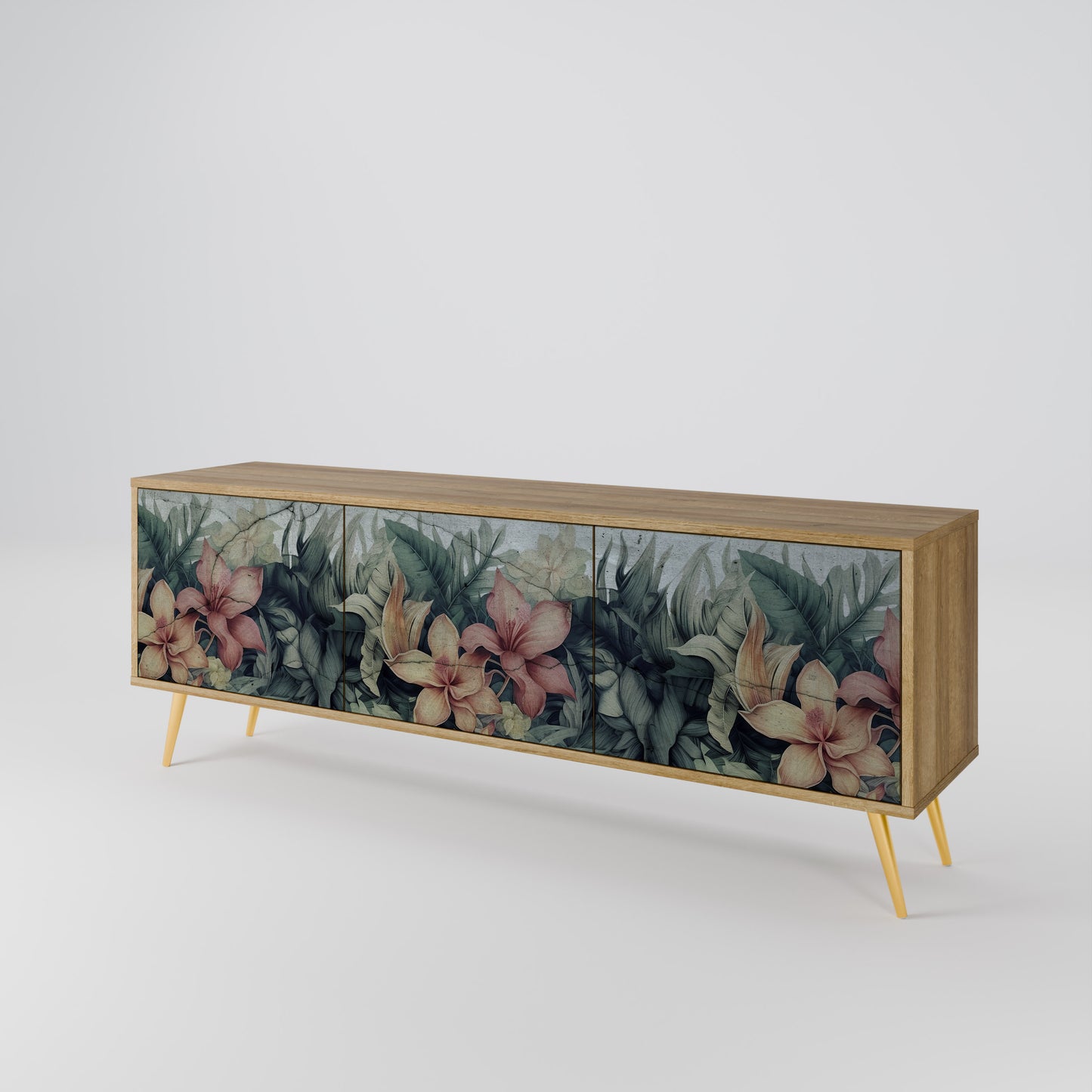 Mobile TV HEAVENLY BLOOM a 3 ante in effetto rovere