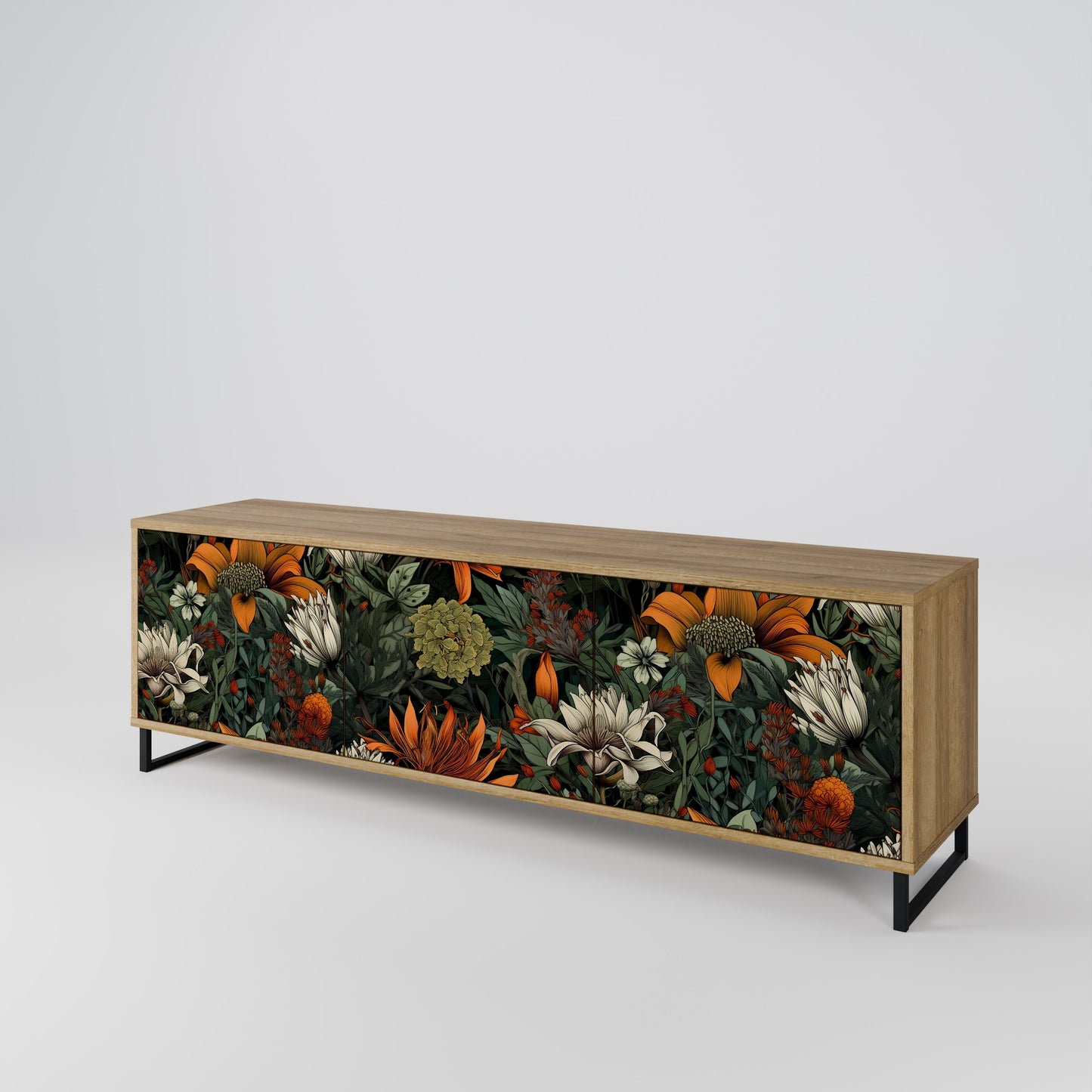 Mobile TV MIDNIGHT SPROUT a 3 ante in effetto rovere