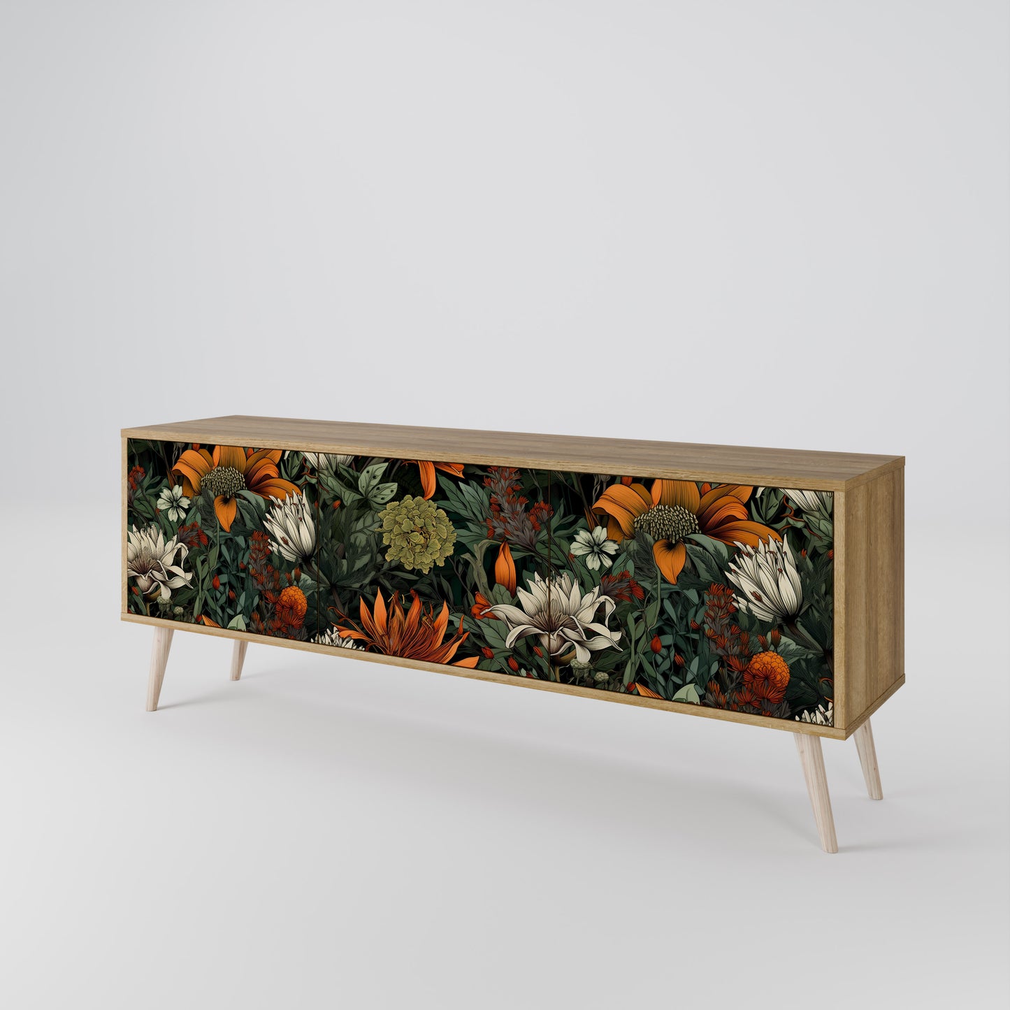 Mobile TV MIDNIGHT SPROUT a 3 ante in effetto rovere