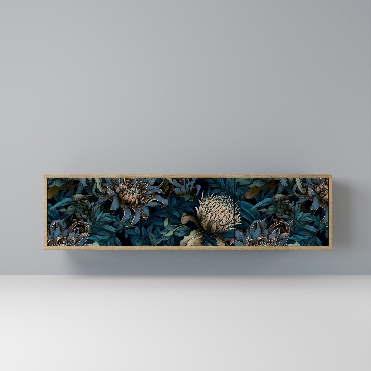 Mobile TV TWILIGHT BLOOM a 3 ante in effetto rovere