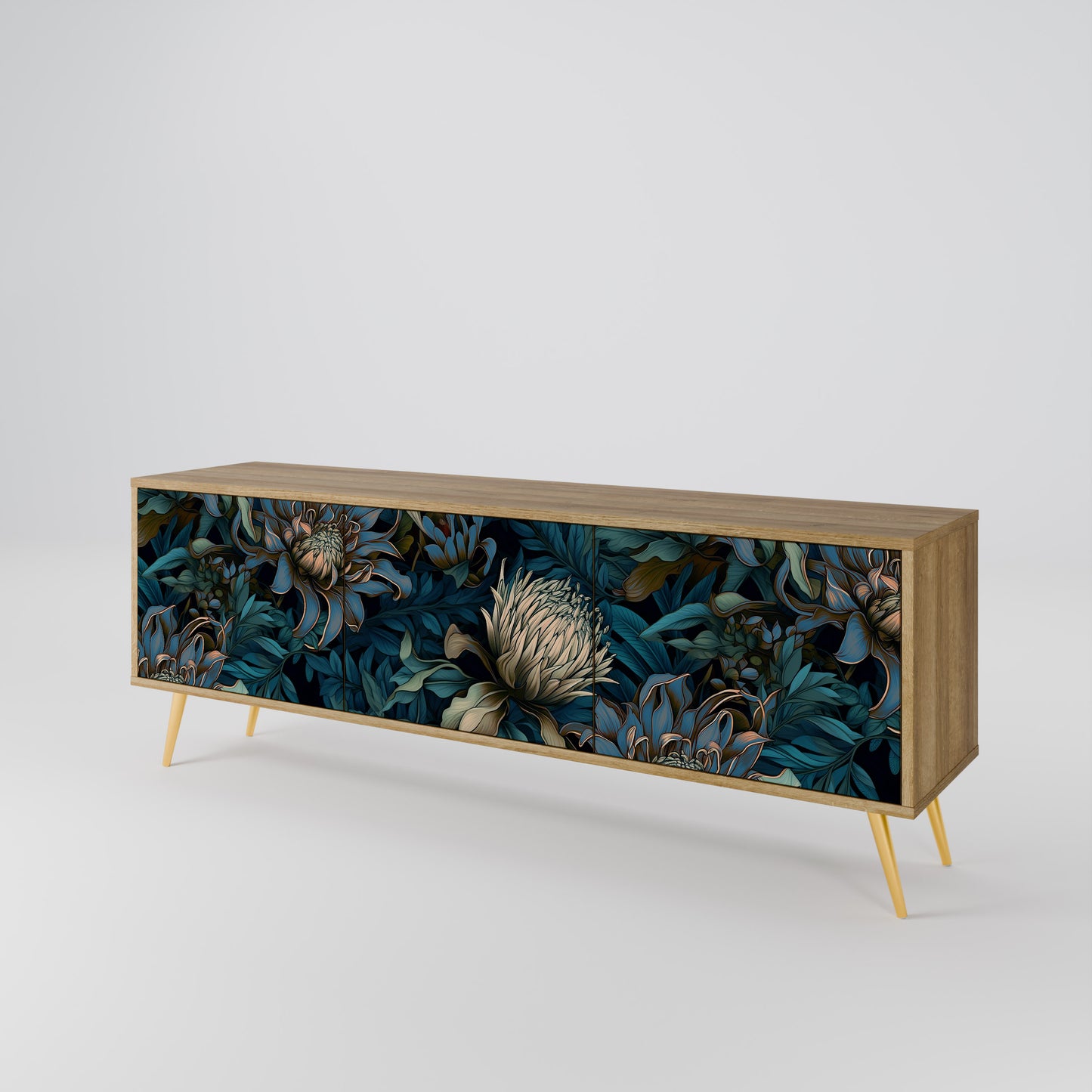 Mobile TV TWILIGHT BLOOM a 3 ante in effetto rovere