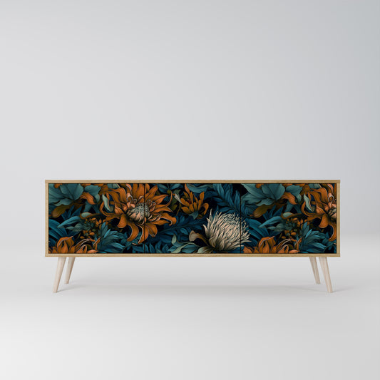 Mobile TV MORNING BLOOM a 3 ante in effetto rovere