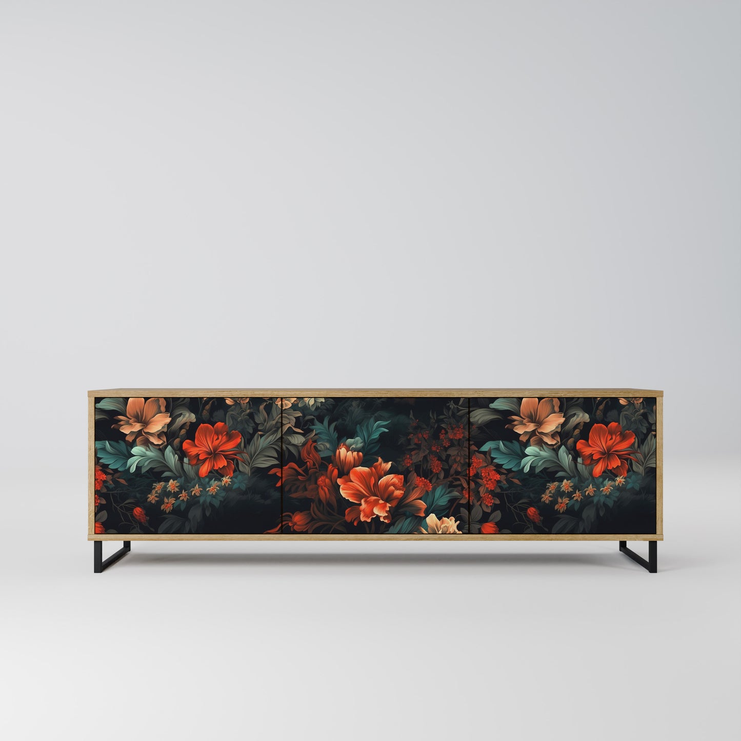 Mobile TV IMAGINARY BLOSSOM a 3 ante in effetto rovere
