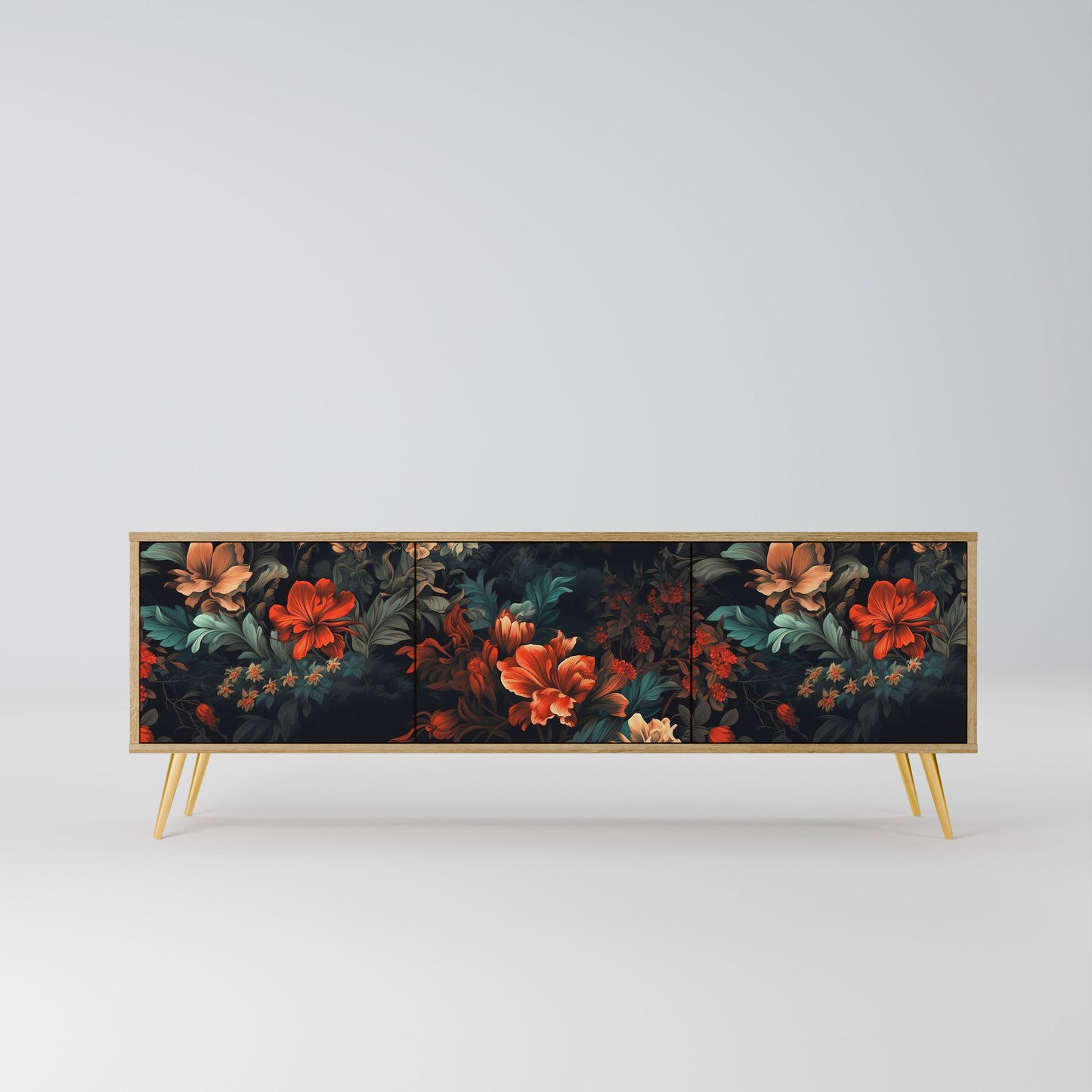 Mobile TV IMAGINARY BLOSSOM a 3 ante in effetto rovere