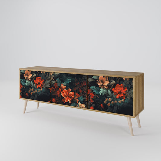 Mobile TV IMAGINARY BLOSSOM a 3 ante in effetto rovere