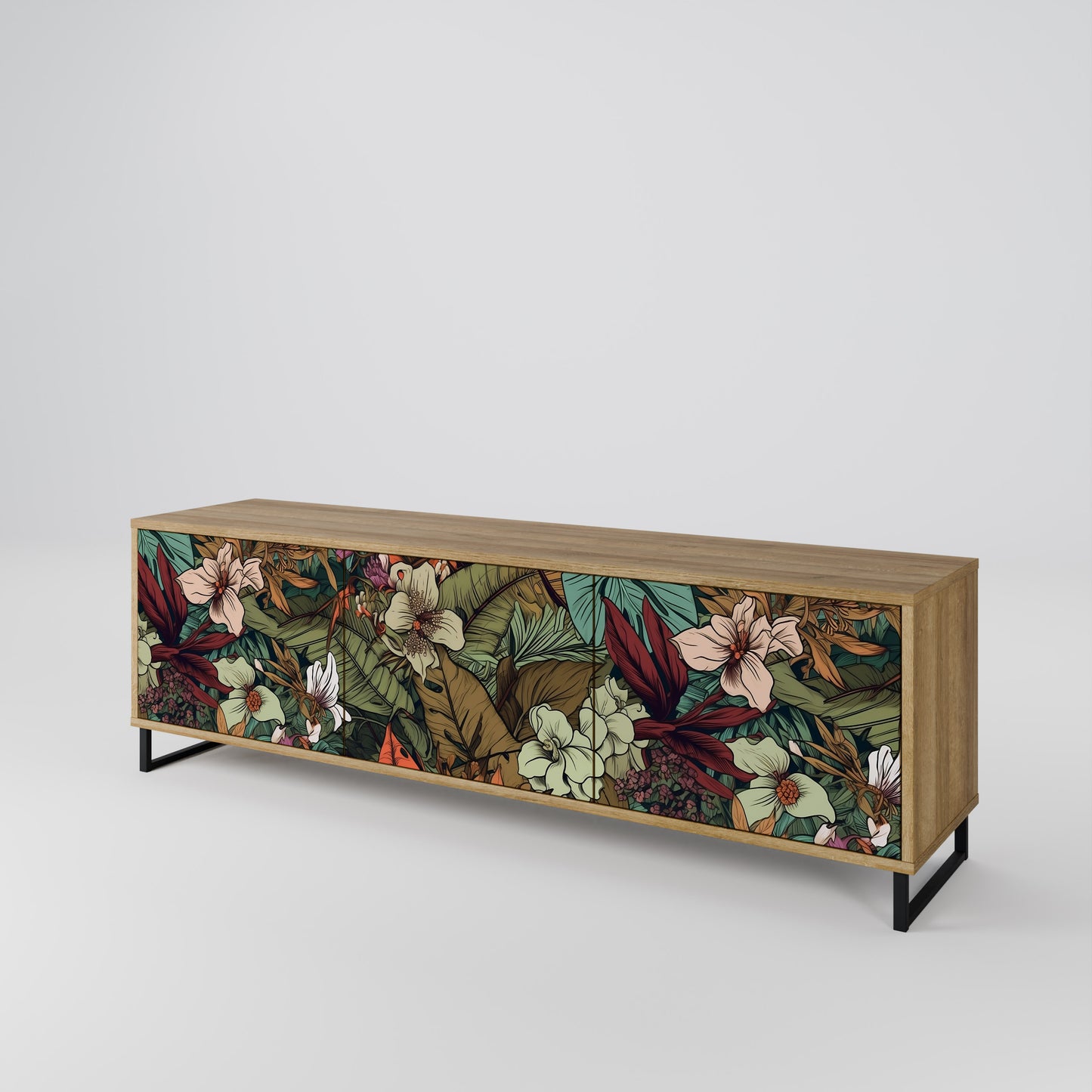 Mobile TV BOTANICAL EMERGENCE a 3 ante in effetto rovere