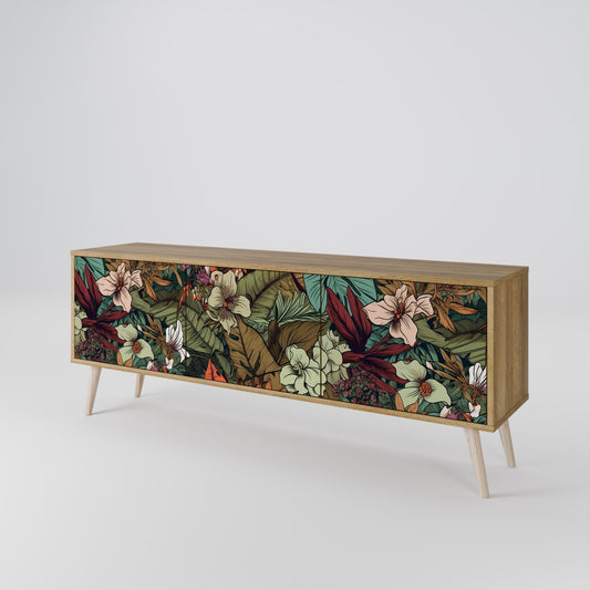 Mobile TV BOTANICAL EMERGENCE a 3 ante in effetto rovere