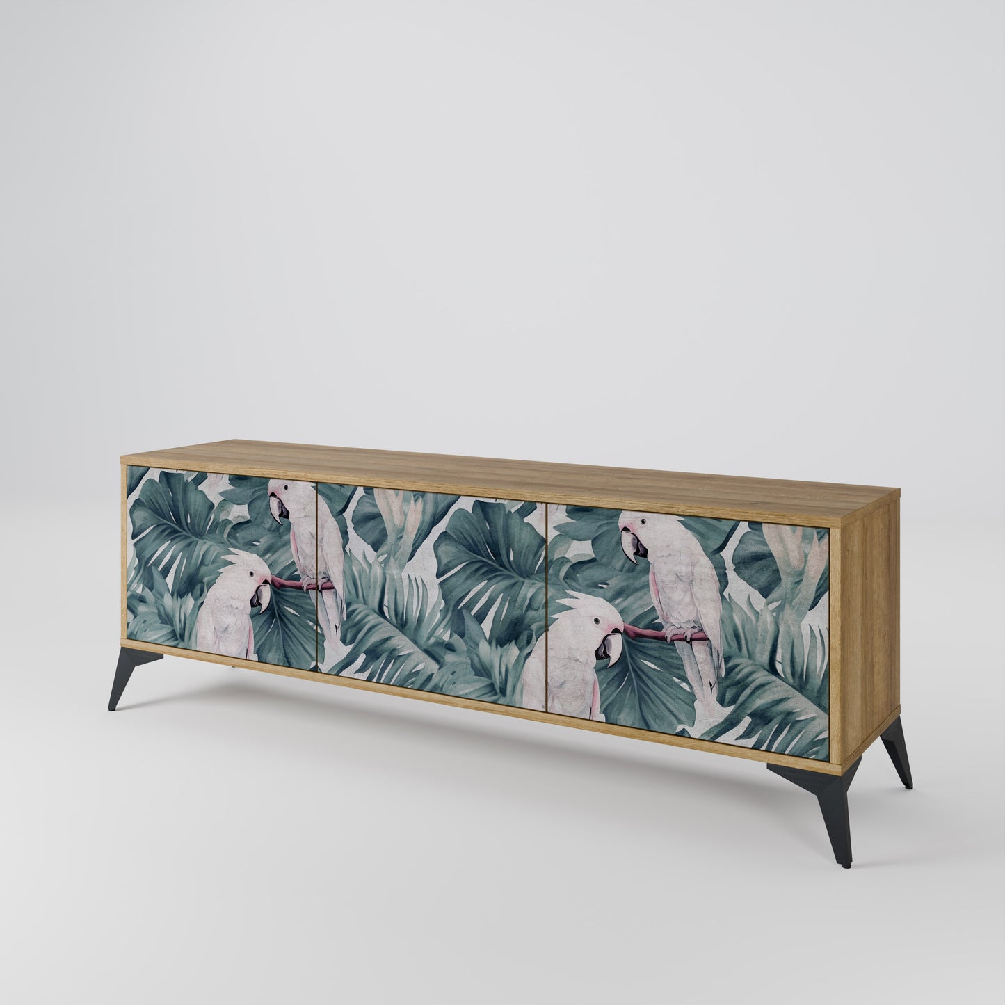 POPINJAY LOOK Mobile TV a 3 ante in effetto rovere