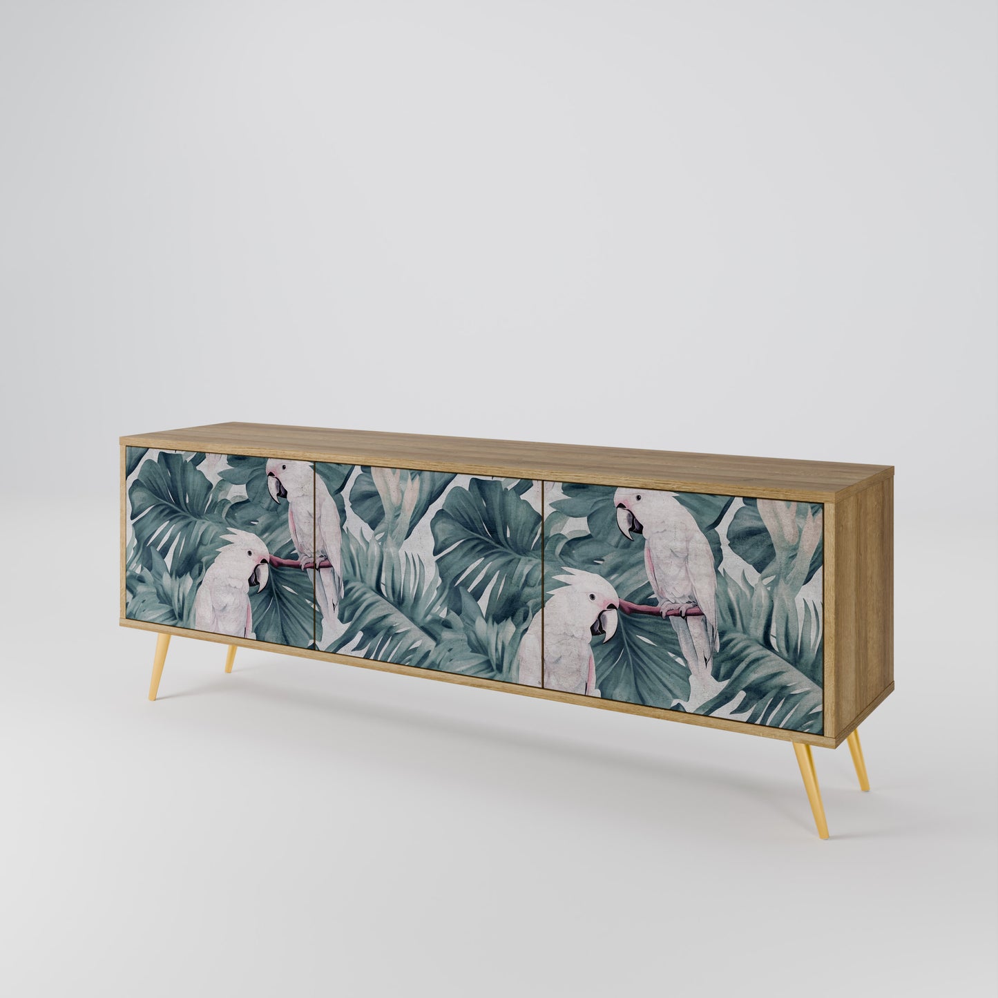 POPINJAY LOOK Mobile TV a 3 ante in effetto rovere