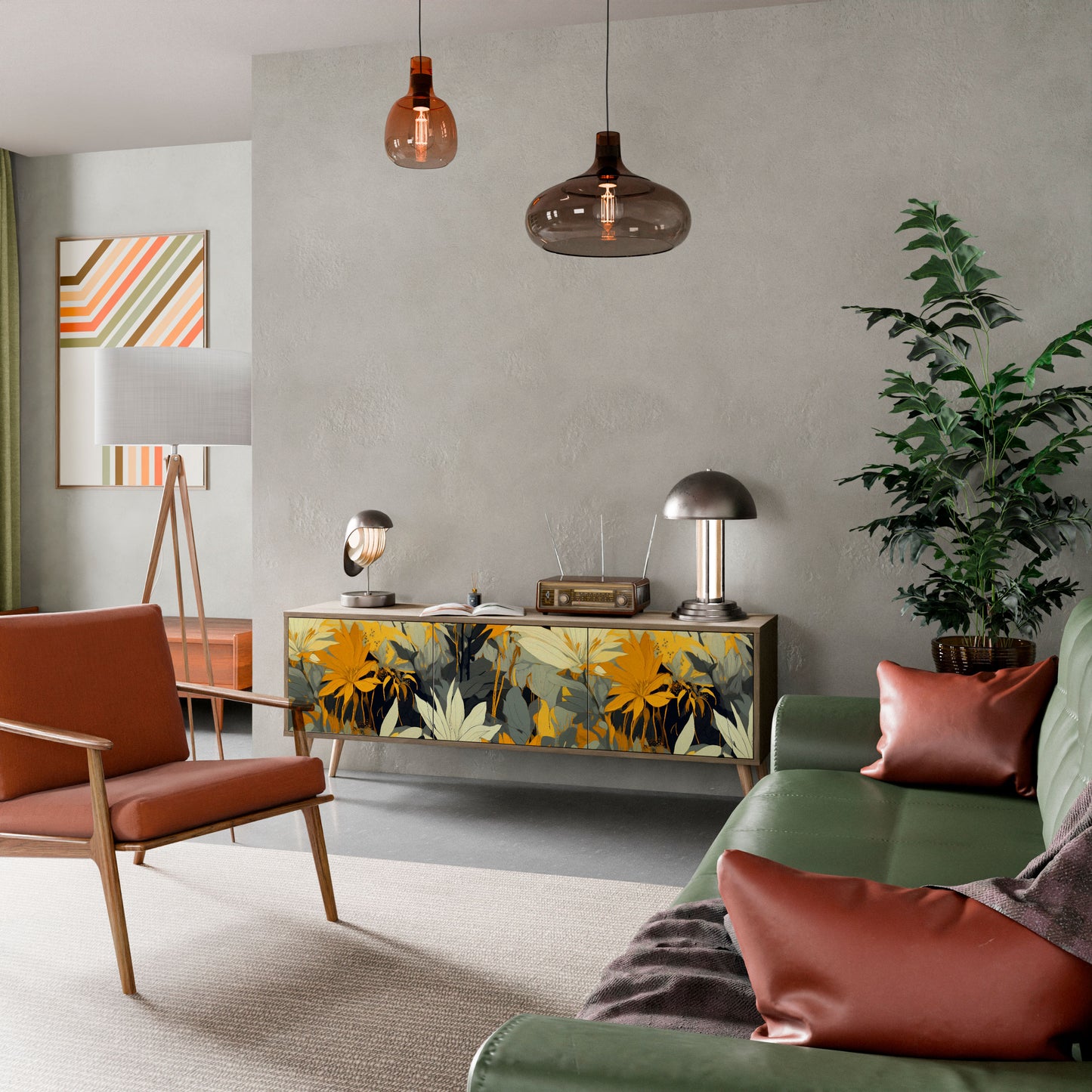 SUNKISSED LILY Mobile TV a 3 Ante in Effetto Rovere