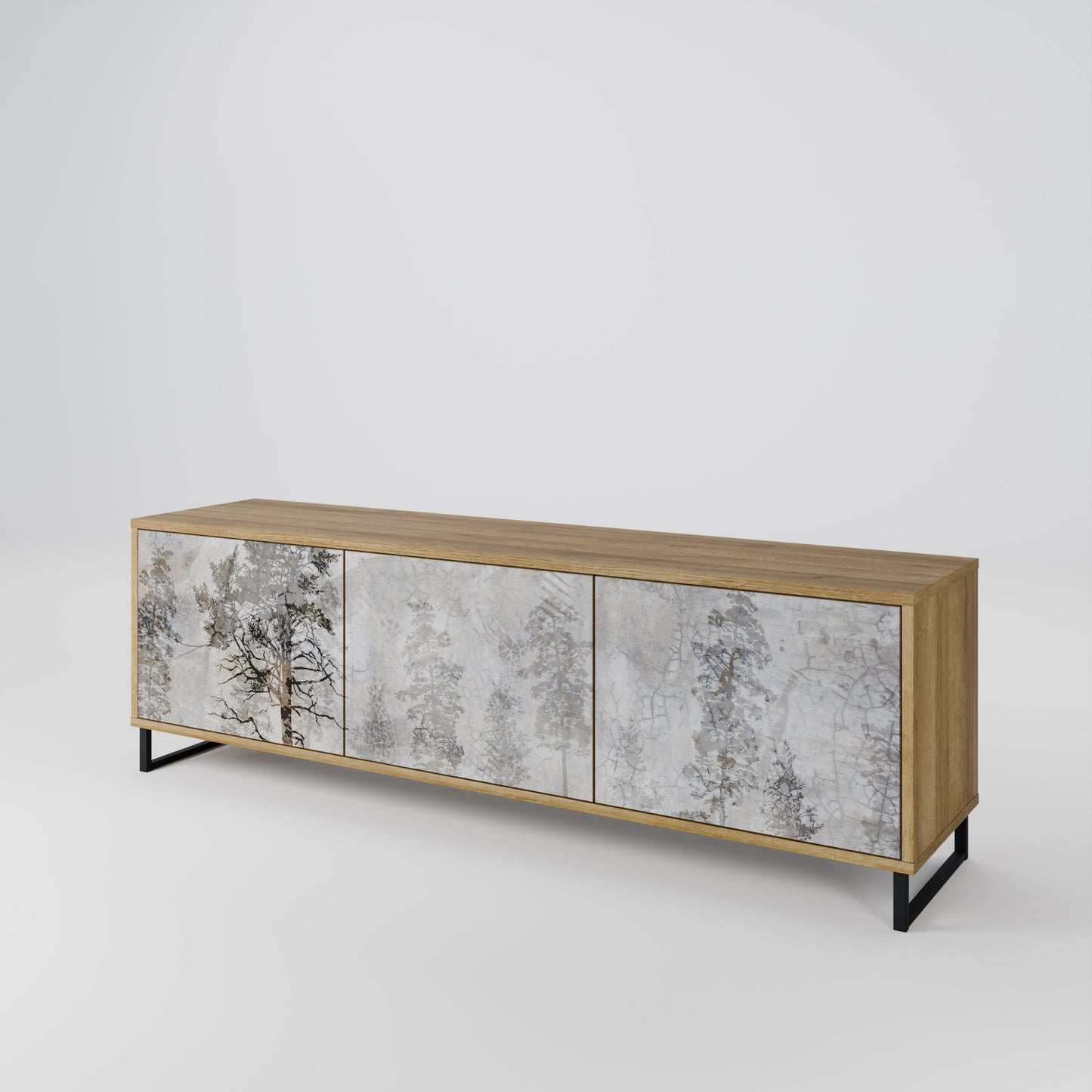 Mobile TV FADE IN THE TREES a 3 ante in effetto rovere