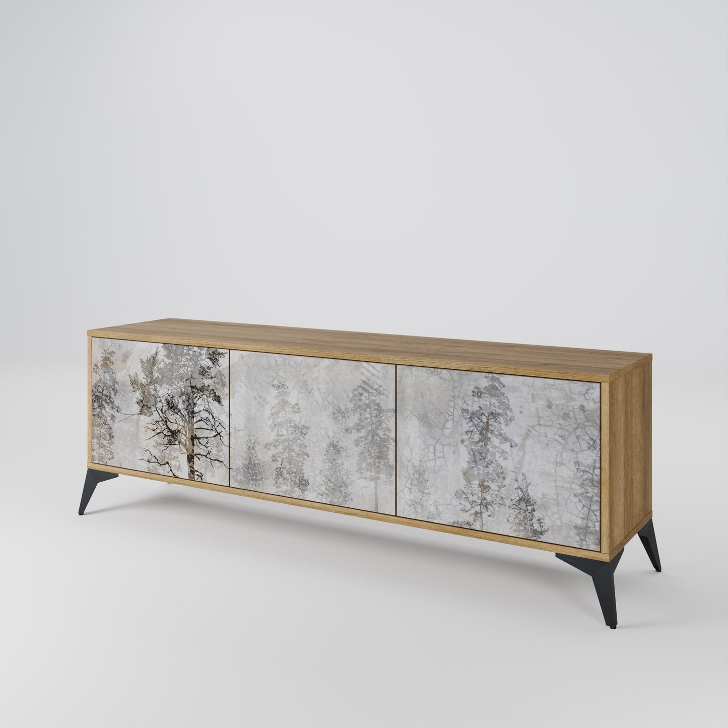 Mobile TV FADE IN THE TREES a 3 ante in effetto rovere