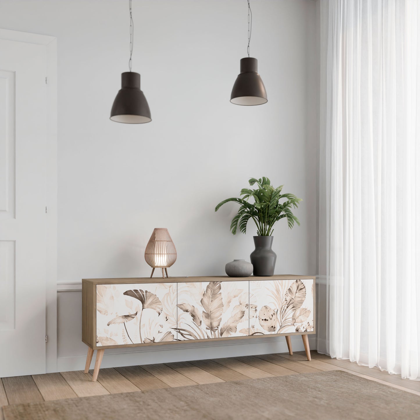 Mobile TV WILD TENDERNESS a 3 ante in effetto rovere
