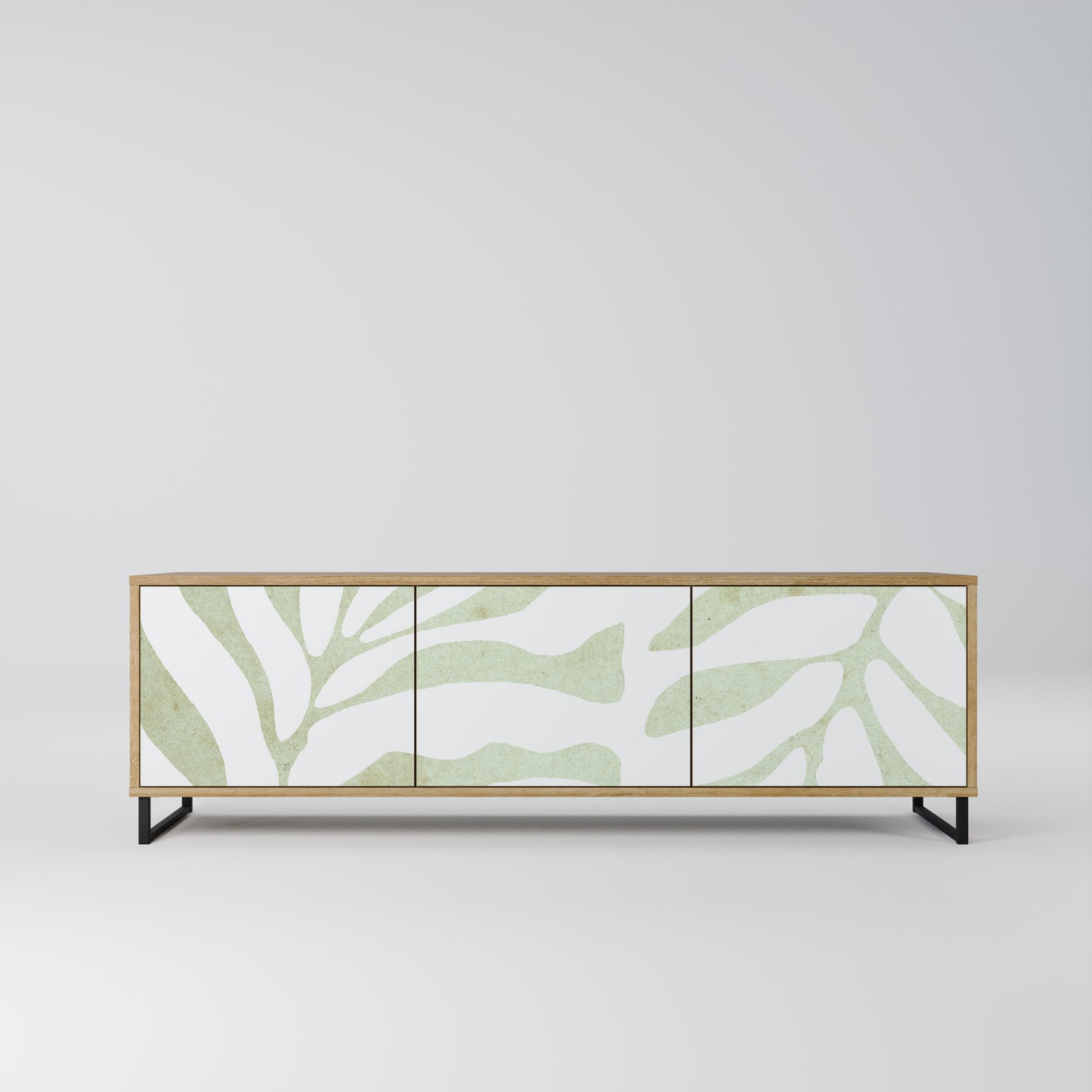 Mobile TV BOTANICAL SPARK a 3 ante in effetto rovere