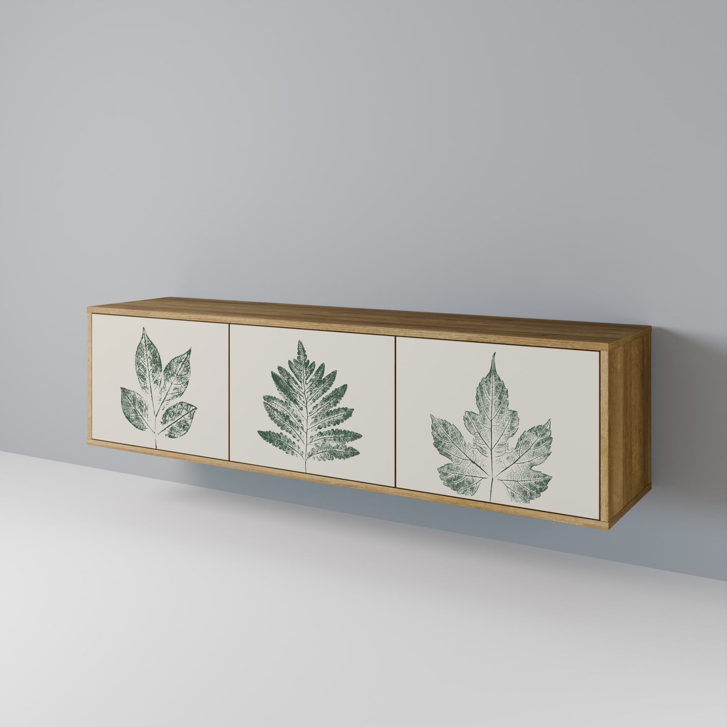 GREEN LEAFY STAMPS Mobile TV a 3 ante effetto rovere