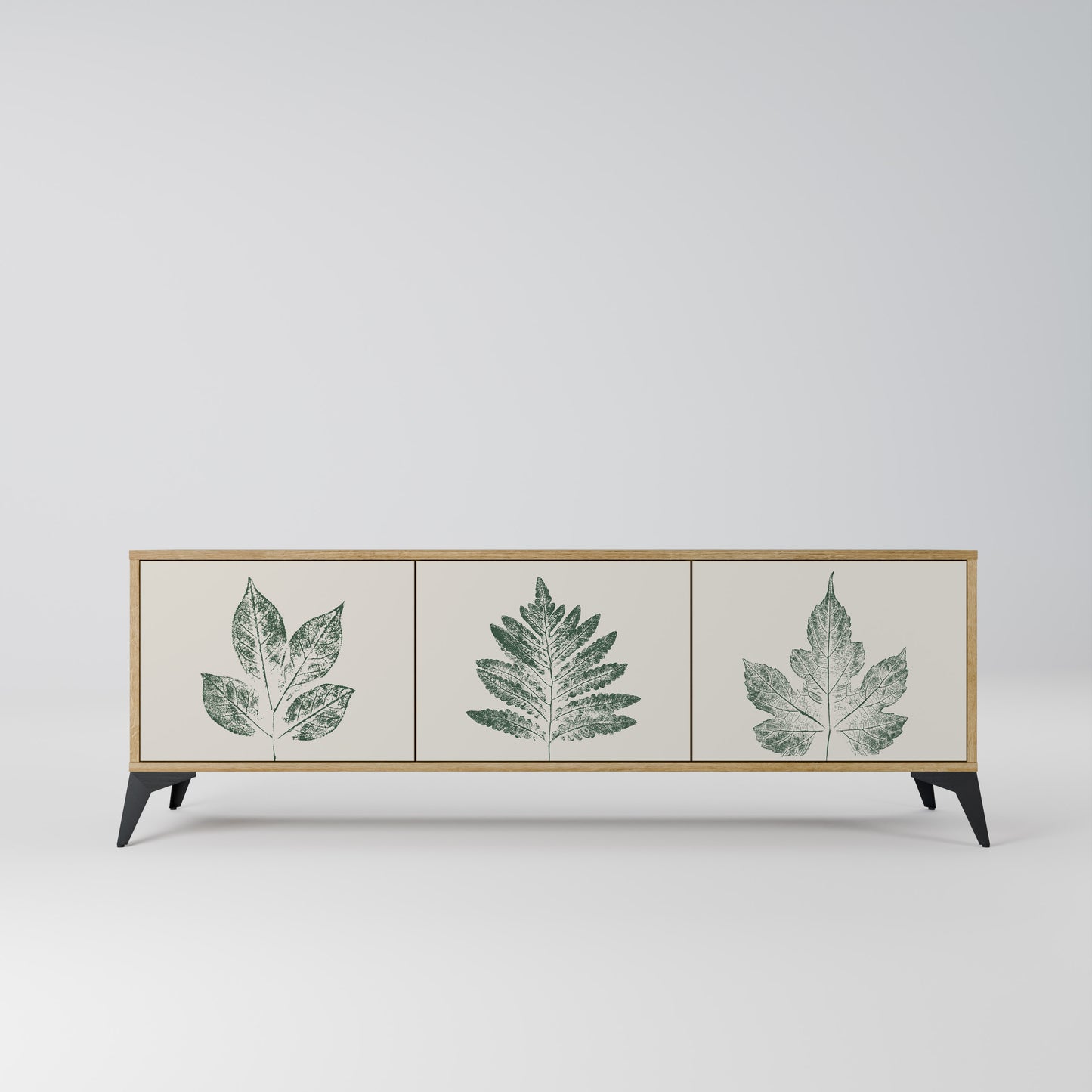 GREEN LEAFY STAMPS Mobile TV a 3 ante effetto rovere