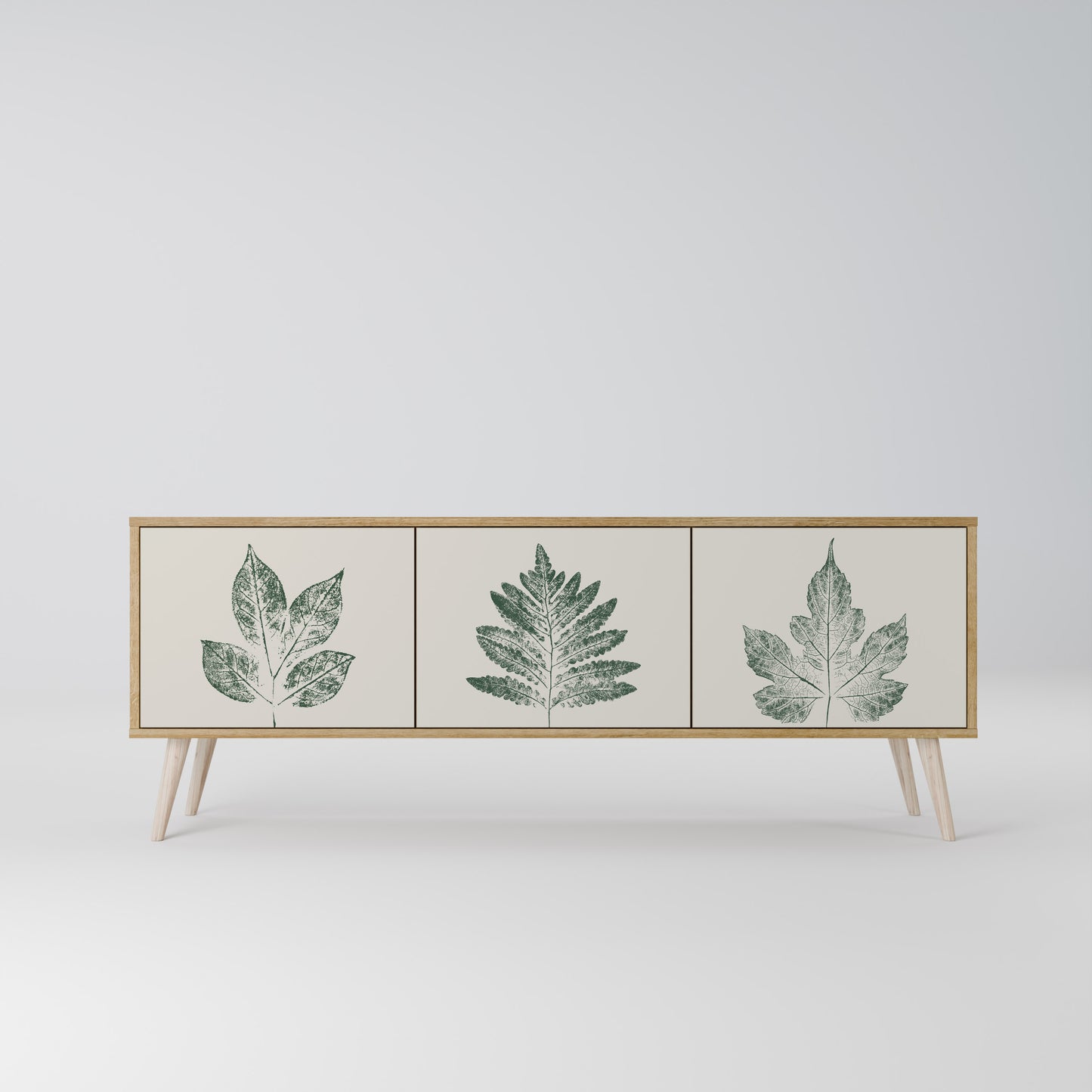 GREEN LEAFY STAMPS Mobile TV a 3 ante effetto rovere