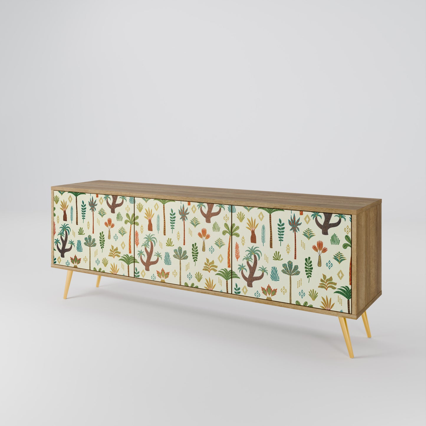 PALM SPRING Mobile TV a 3 ante in effetto rovere